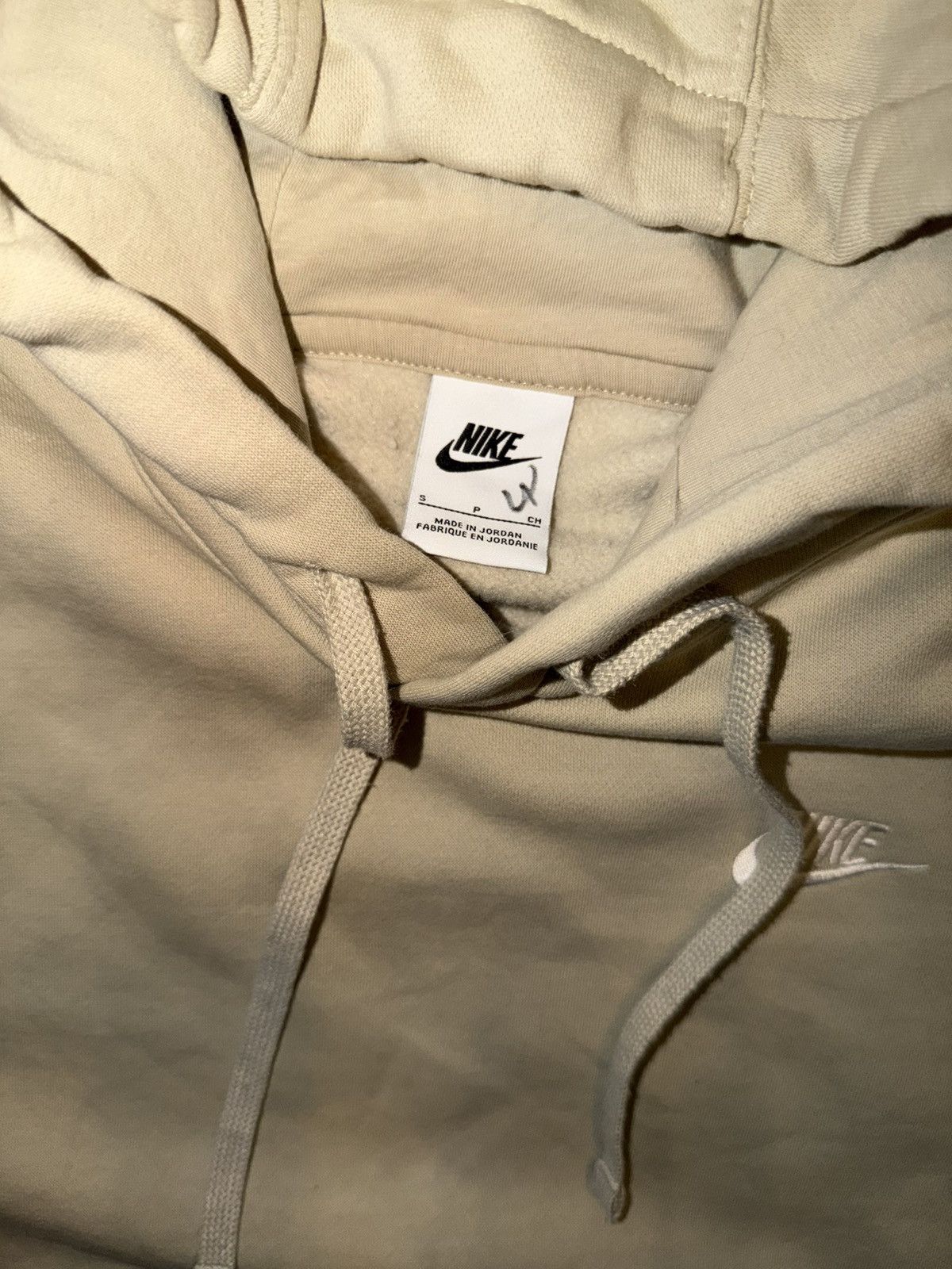 Nike Nike sportswear club fleece pullover hoodie beige small Size US S / EU 44-46 / 1 - 4 Thumbnail