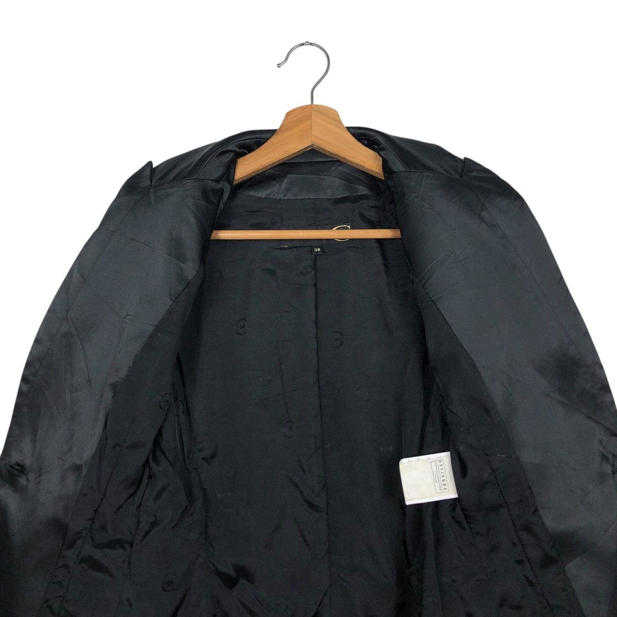 Japanese Brand 📌Iconic Black Double Breast Coats Jacket Just Cavalli Size US M / EU 48-50 / 2 - 15 Thumbnail