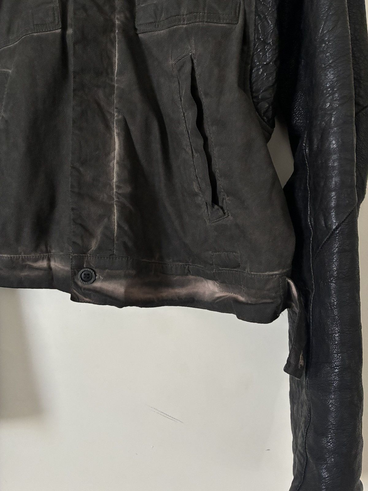 Rick Owens Rick Owens DRKSHDW FW11 Hybrid Trucker Jacket Size US L / EU 52-54 / 3 - 3 Thumbnail
