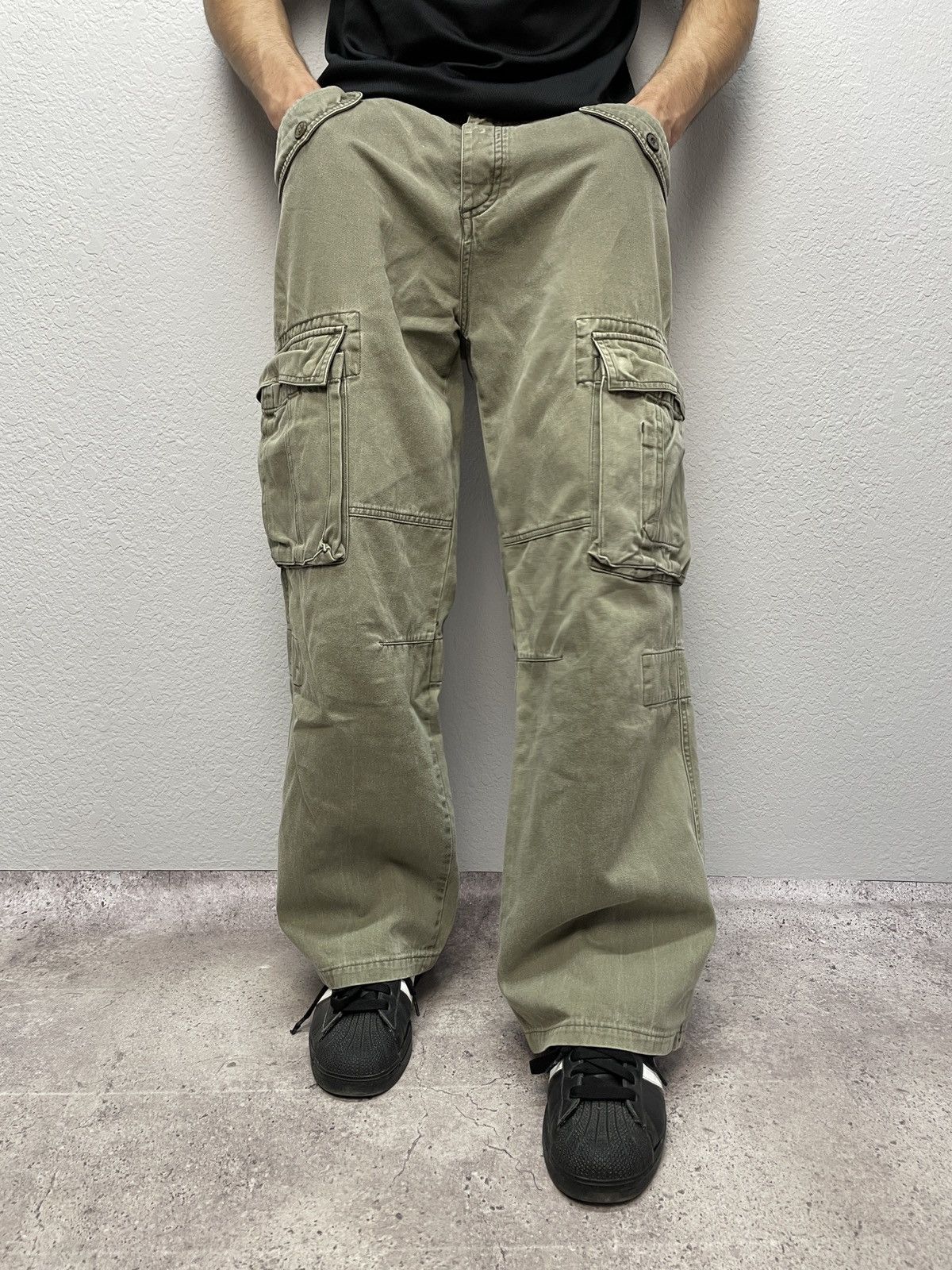 G-Star Vintage Junya Watanabe Balenciaga Style Bondage Cargo Pants Size US 34 / EU 50 - 1 Thumbnail