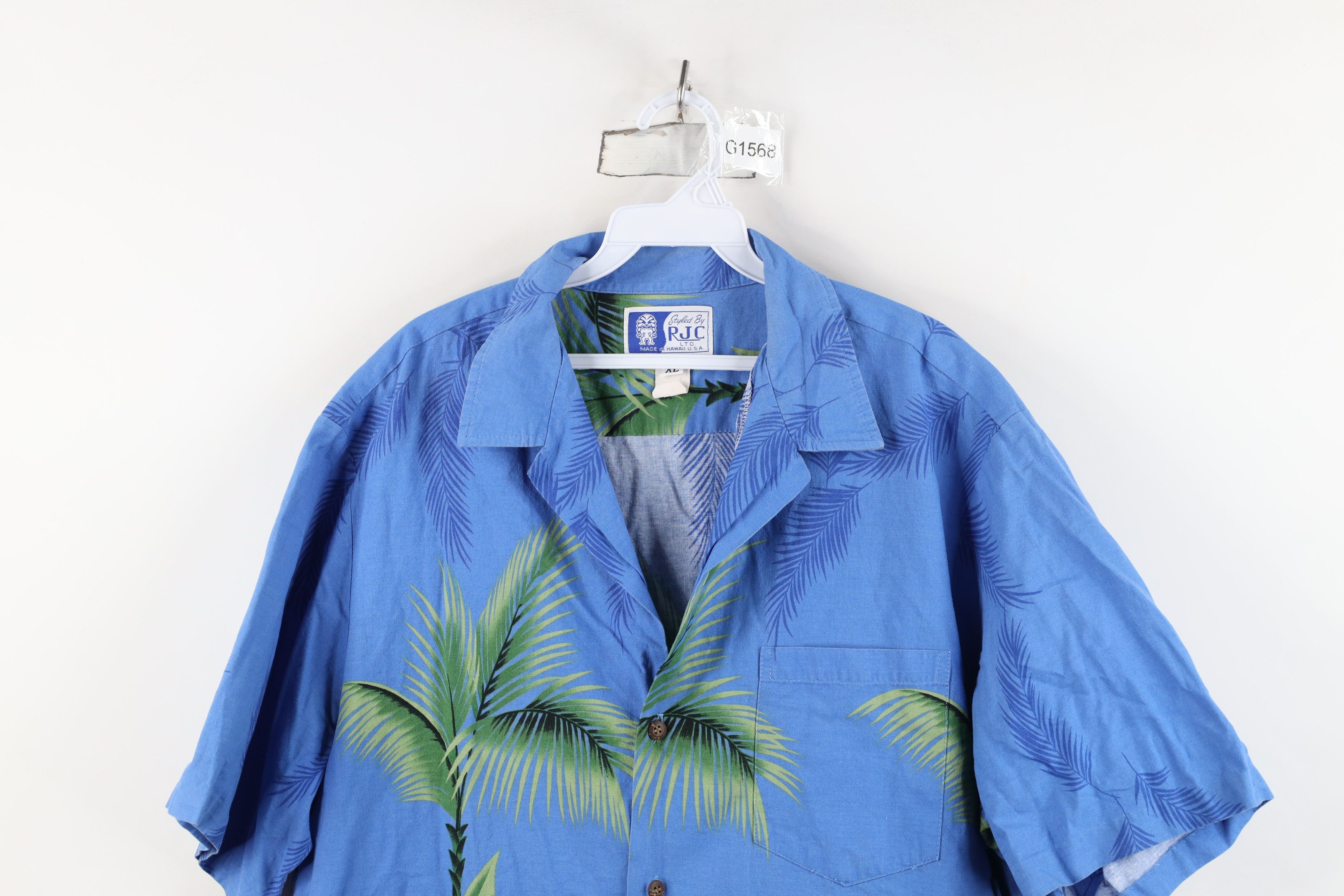 Vintage Vintage 90s Rockabilly Flower Camp Collar Hawaiian Shirt USA Size US XL / EU 56 / 4 - 2 Thumbnail
