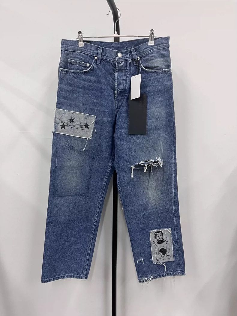 Enfants Riches Deprimes Enfants Riches Deprimes 23ss Patch Jeans 2505-Nextarrow Size US 31 - 2 Thumbnail