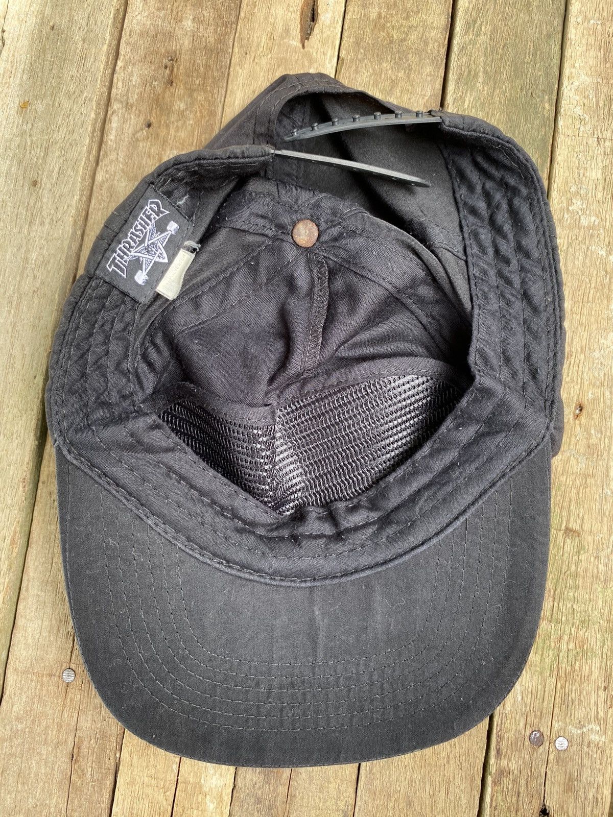 Vintage Rare🔥Vintage Thrasher Mickey Mouse Goat Baphomet Cap Hats Size ONE SIZE - 12 Thumbnail