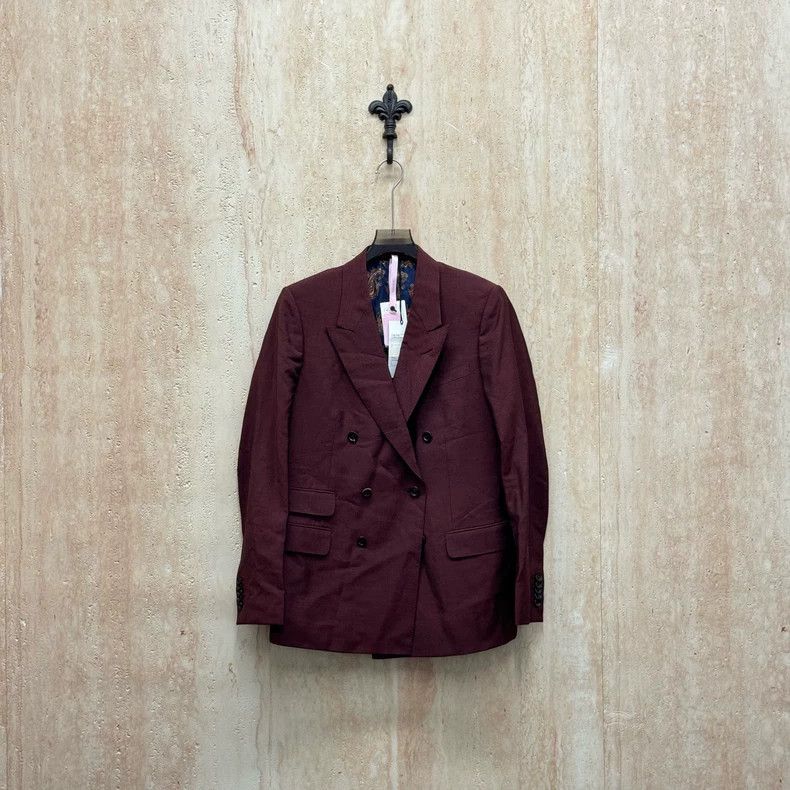 Gucci Gucci Burgundy double-breasted suit jacket 2505-Nextarrow Size 52R - 1 Thumbnail