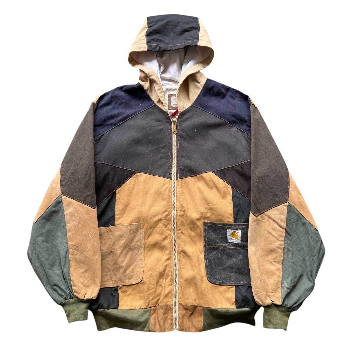 Carhartt Rare Carhartt Remake Rework Patchwork Jacket Size US L / EU 52-54 / 3 - 1 Thumbnail