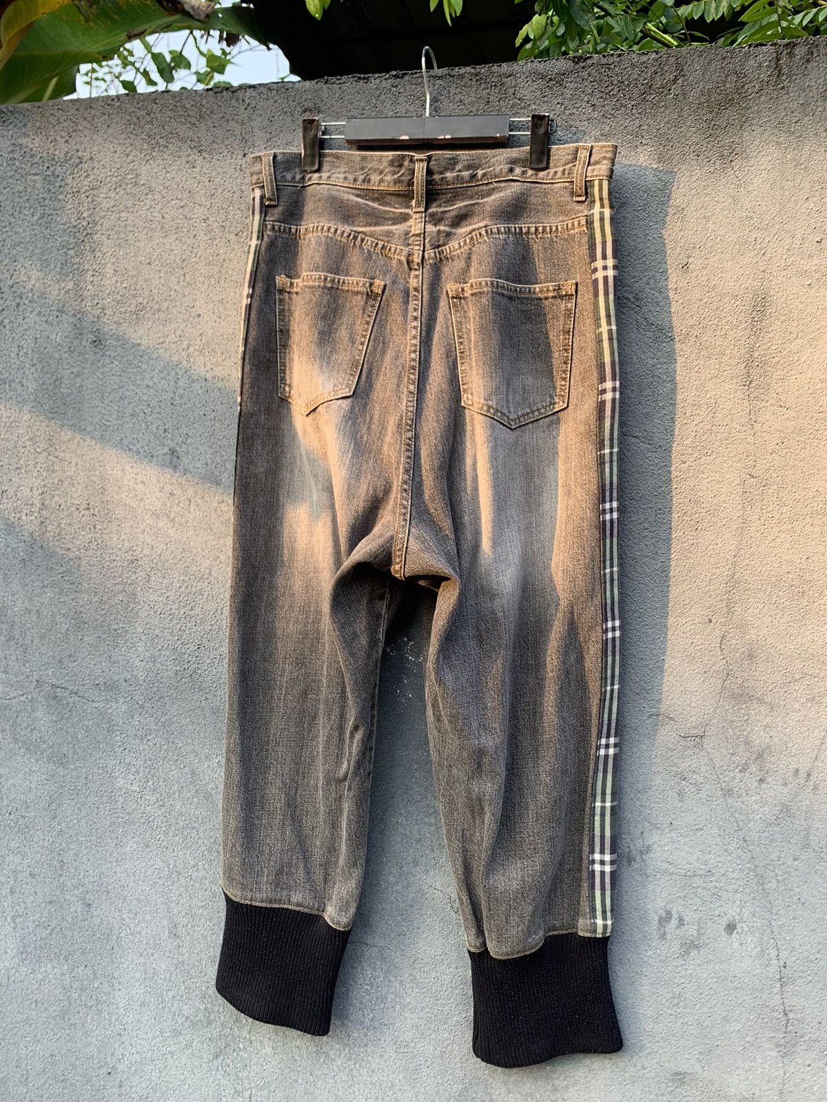 Vintage 👹Vintage Washed Faded Y2k Baggy Jogger Jeans Size US 32 / EU 48 - 5 Thumbnail