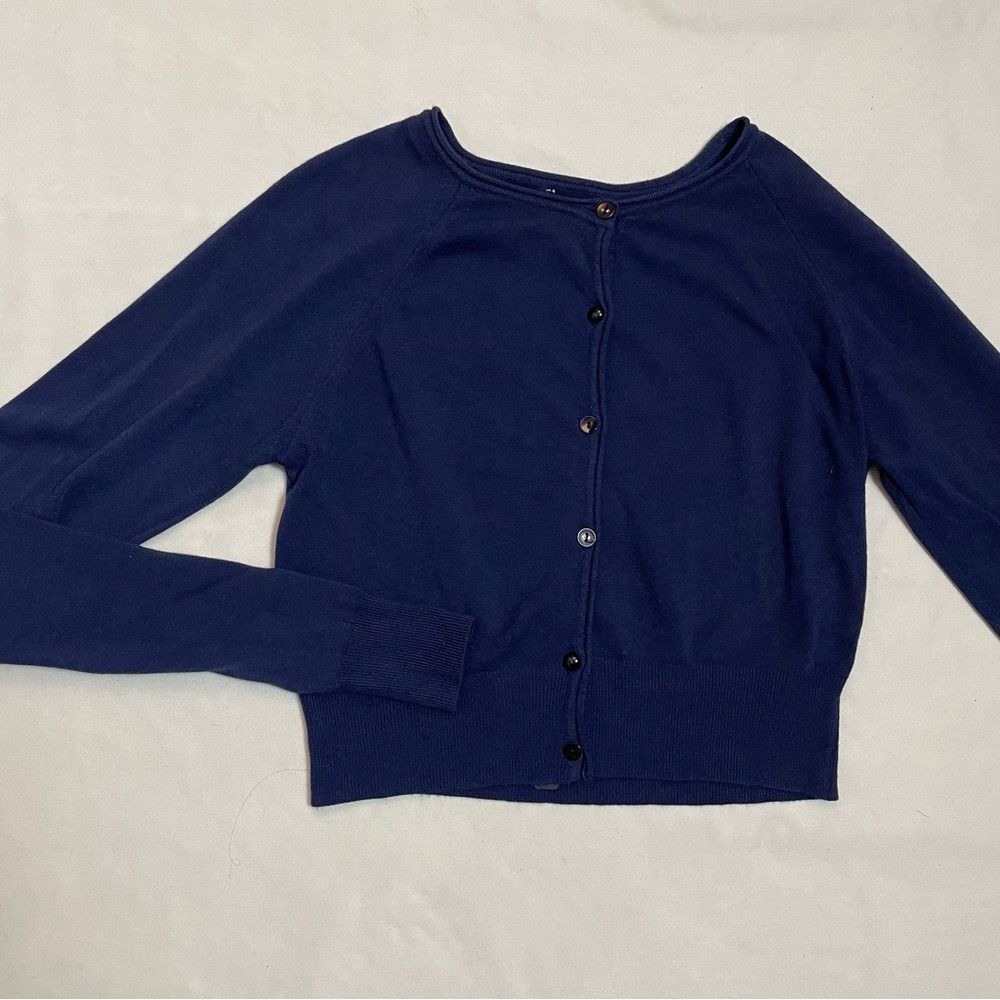 Other NWT New $123 CELEBRITIES TRICOT Blue Cardigan Size S Made i Size S / US 4 / IT 40 - 4 Thumbnail