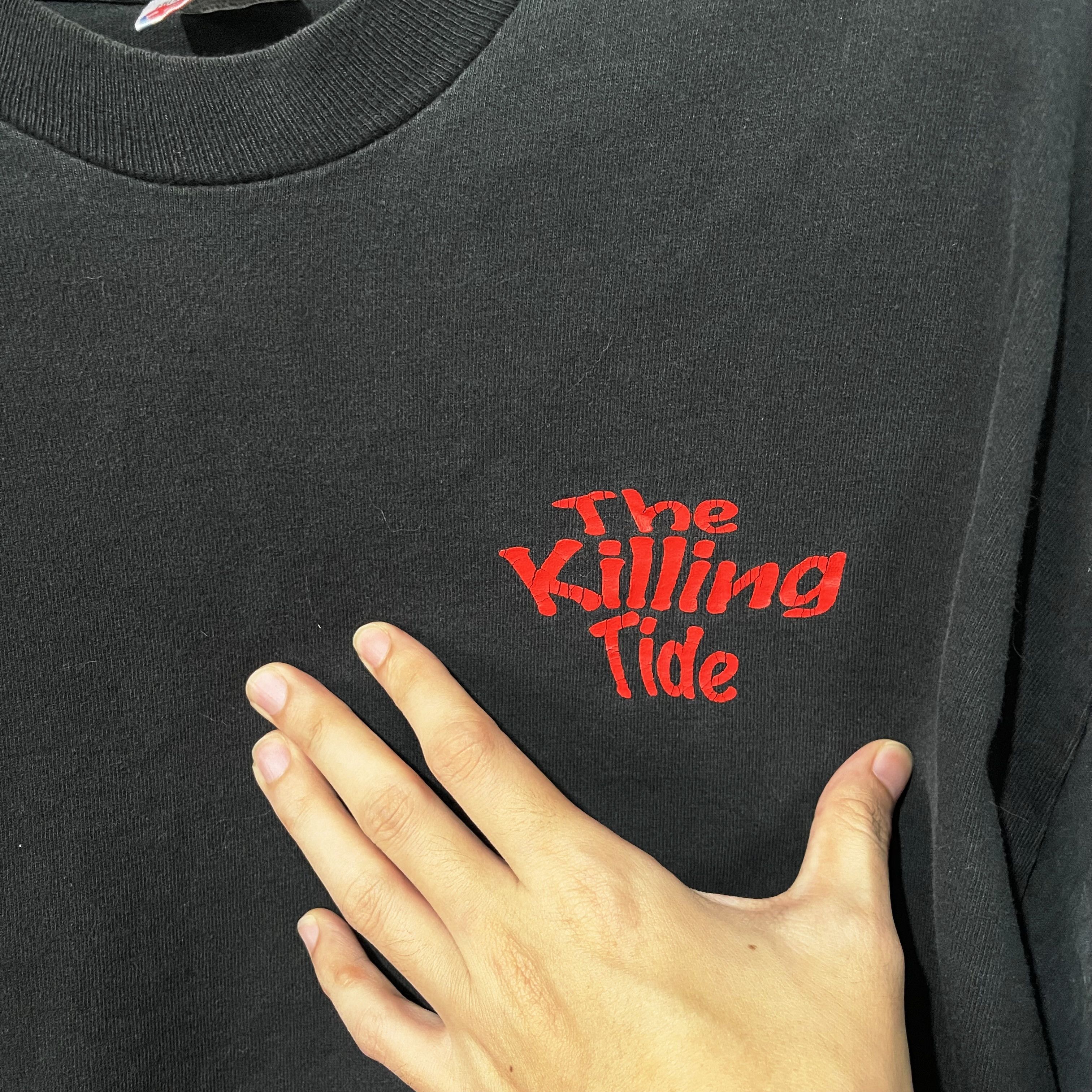 Vintage Vintage 90s The Killing Tide T-Shirt Size US XL / EU 56 / 4 - 2 Thumbnail