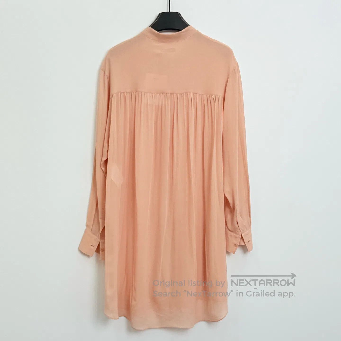 Dior Dior Nude Silk Ribbon Long Shirt| Size XS / US 0-2 / IT 36-38 - 3 Thumbnail
