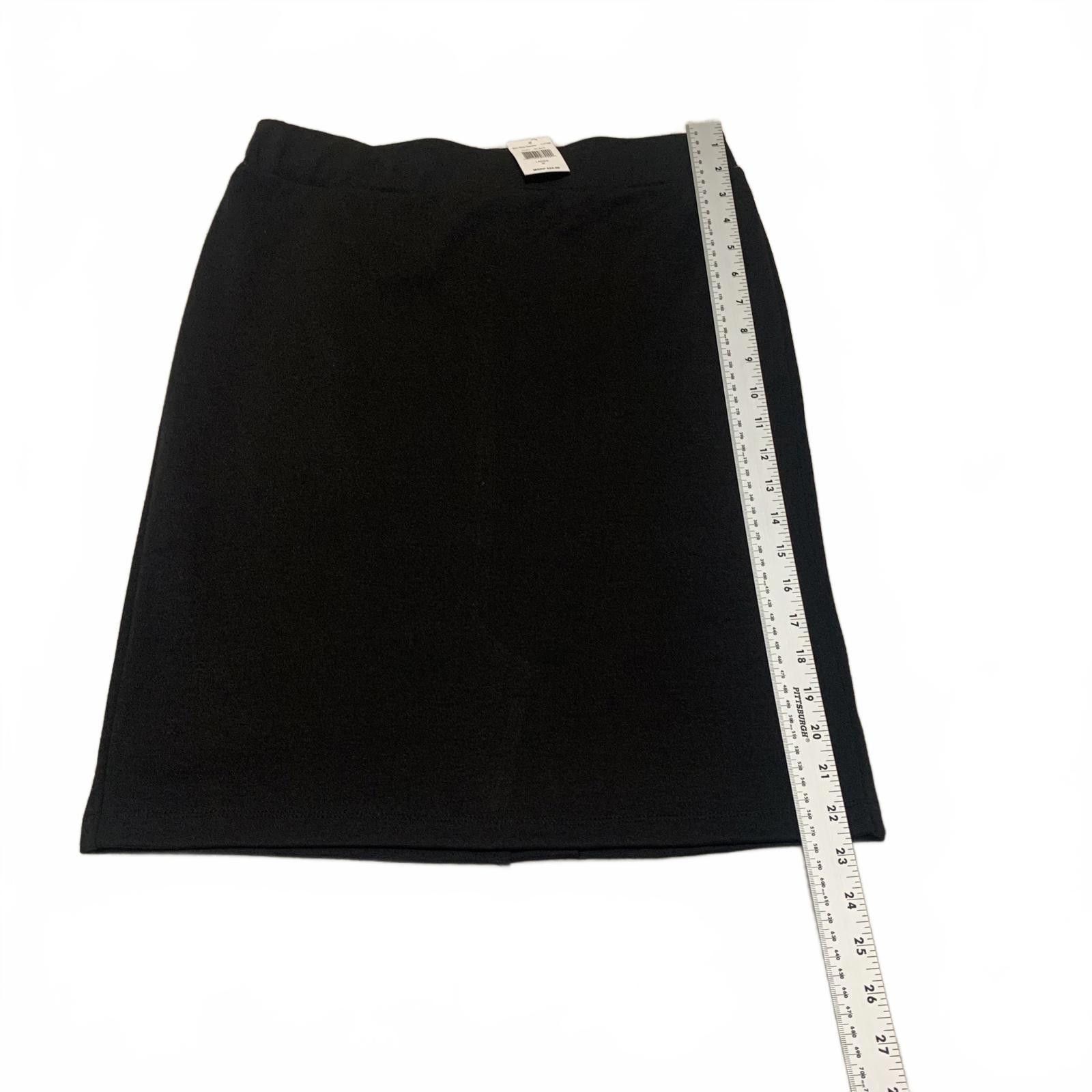 Other eci New York Women's Black Classic Skirt Size M NWT Size 32" / US 10 / IT 46 - 4 Thumbnail