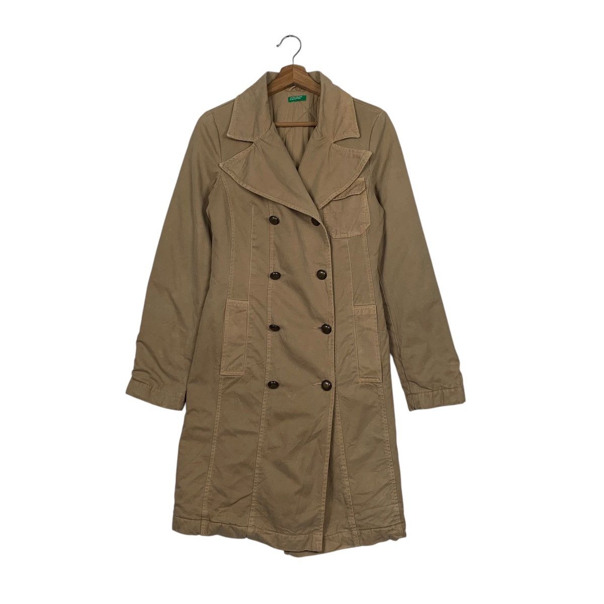 United Colors Of Benetton United Color Of Benetton Double Breasted Trench Coat Size M / US 6-8 / IT 42-44 - 1 Thumbnail
