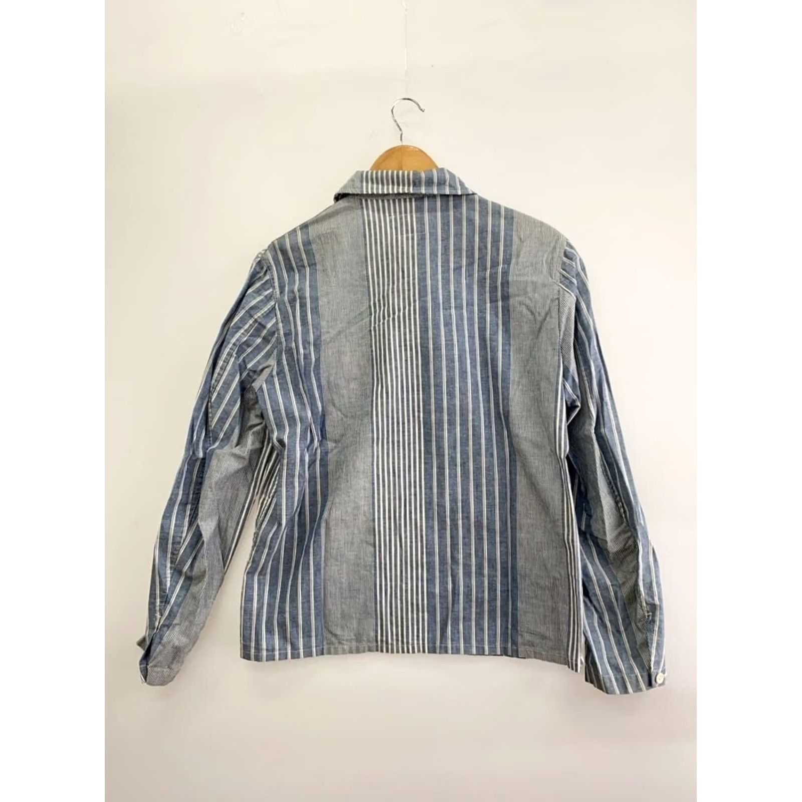 Engineered Garments Engineered Garments Jacket Cotton Indigo Stripe Casual USED Men's Size S Size US S / EU 44-46 / 1 - 2 Thumbnail