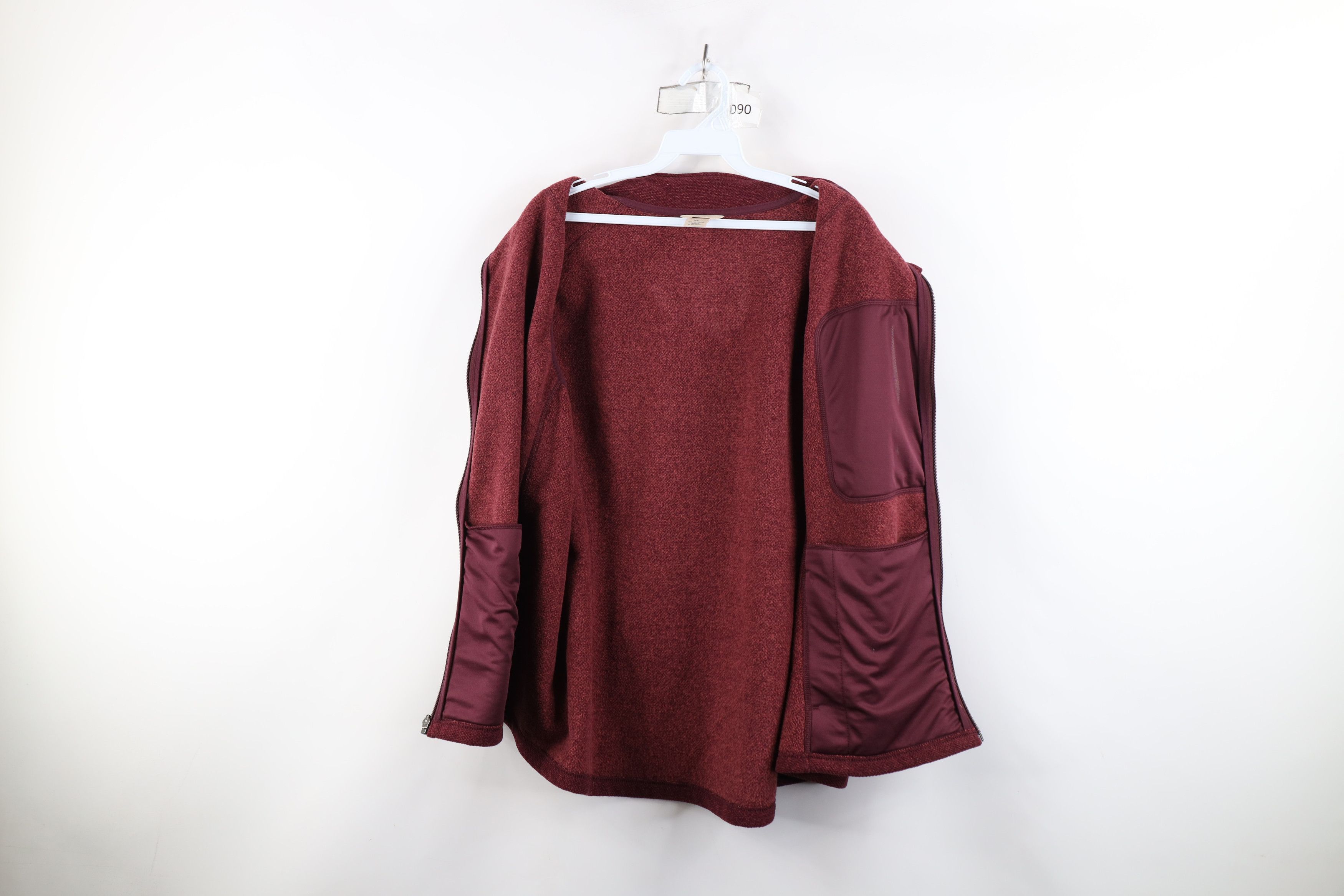 Duluth Trading Company × Vintage Duluth Trading Co Fleece Full Zip Vest Jacket Burgundy Red Size US XL / EU 56 / 4 - 8 Thumbnail