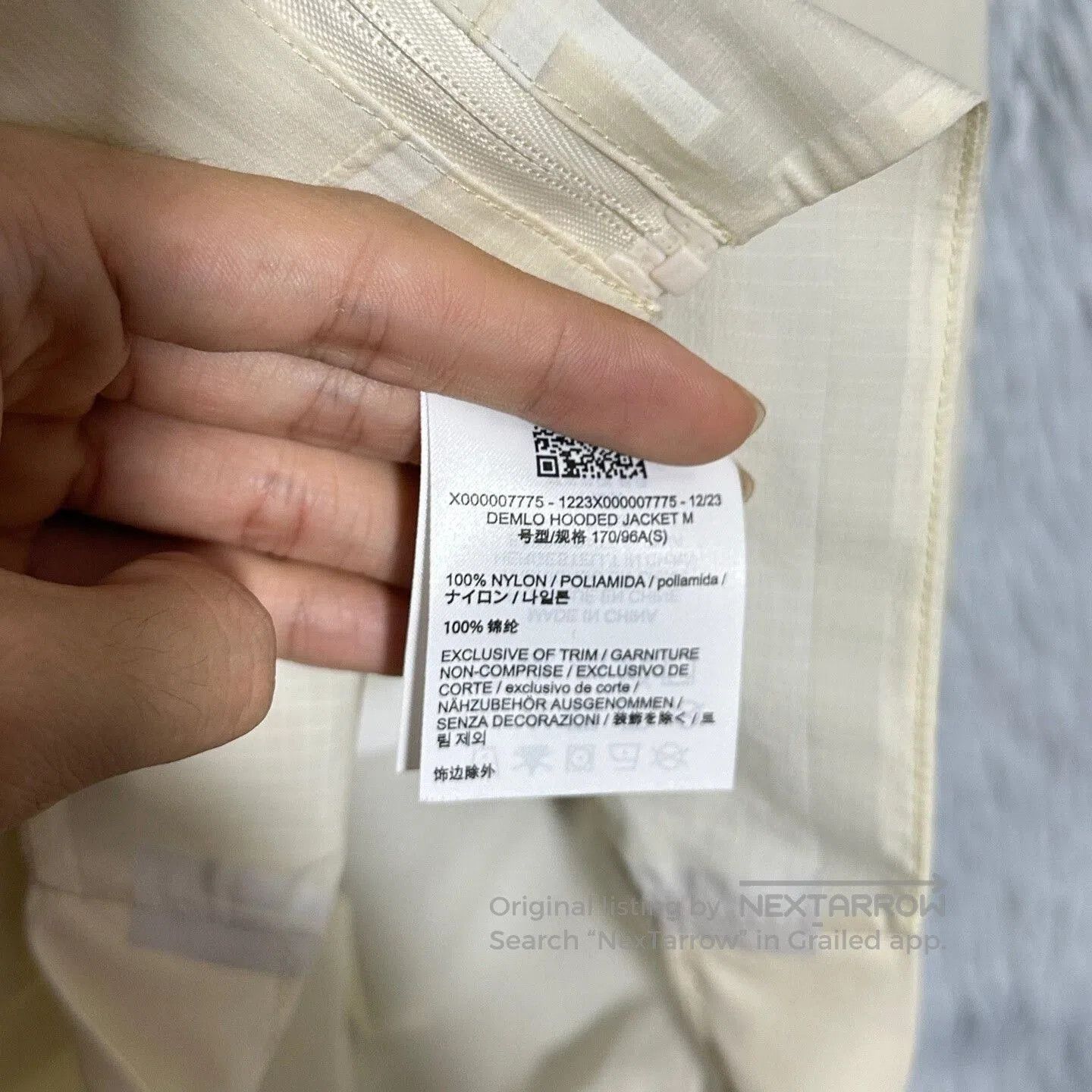 Arc'teryx arcteryx veilance demlo hooded jacket beige. Size US S / EU 44-46 / 1 - 6 Thumbnail