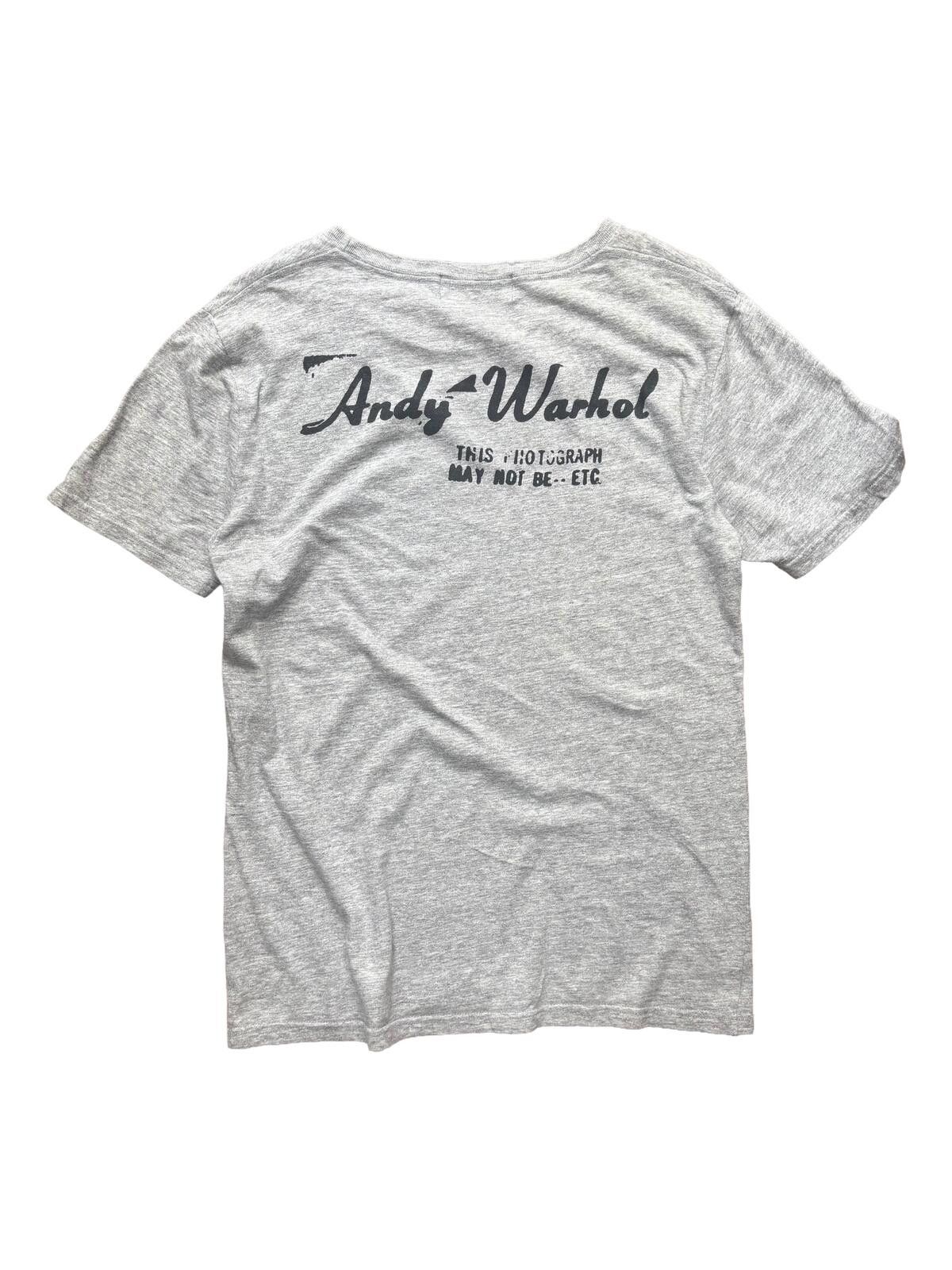 Hysteric Glamour Hysteric Glamour Andy Warhol T Shirt Grey Small Size US S / EU 44-46 / 1 - 2 Thumbnail