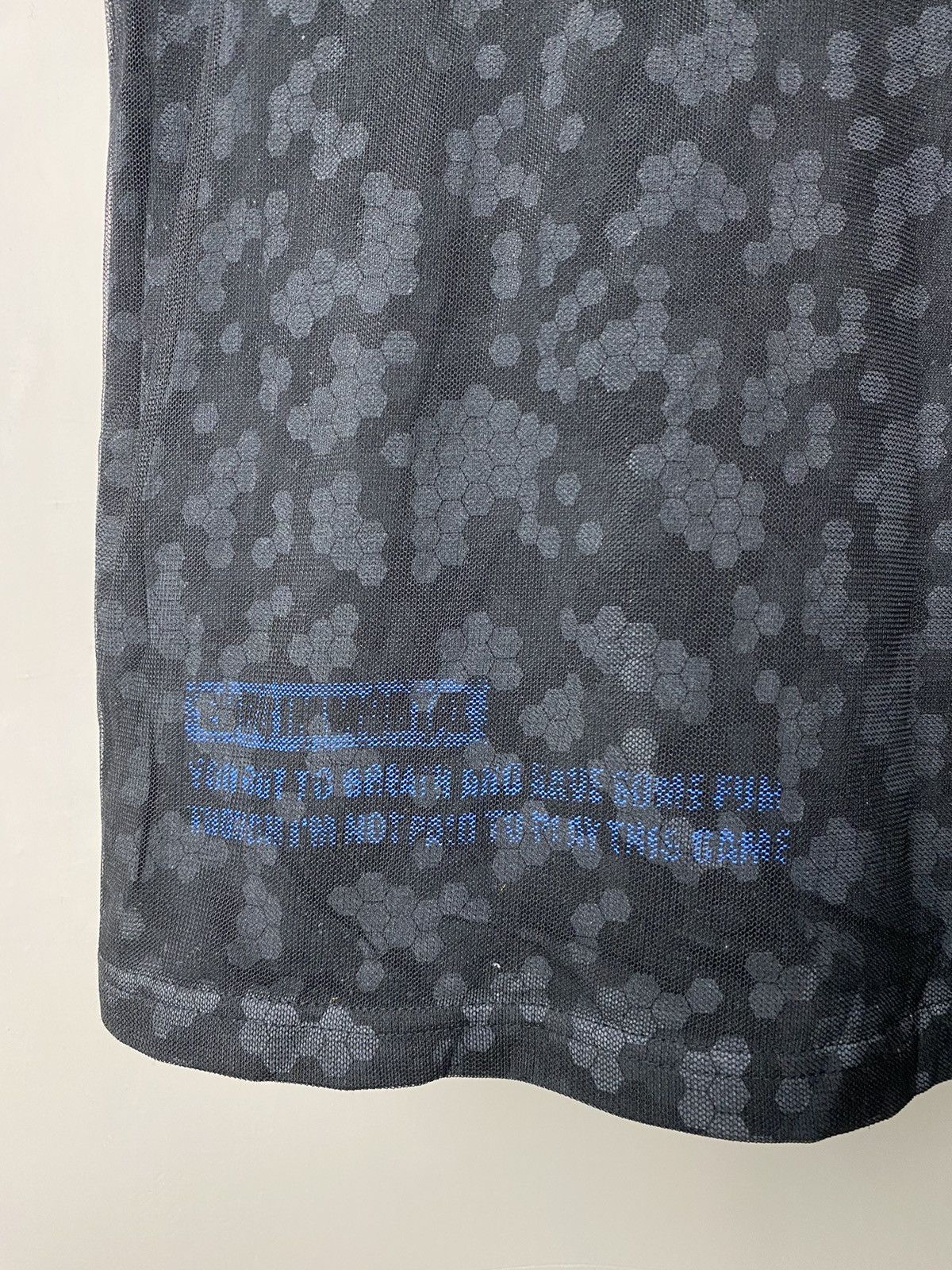 Beauty Beast × Hysteric Glamour × Japanese Brand Euro Immortal Fishnet Double Layer Poem Tshirt Size US M / EU 48-50 / 2 - 7 Thumbnail