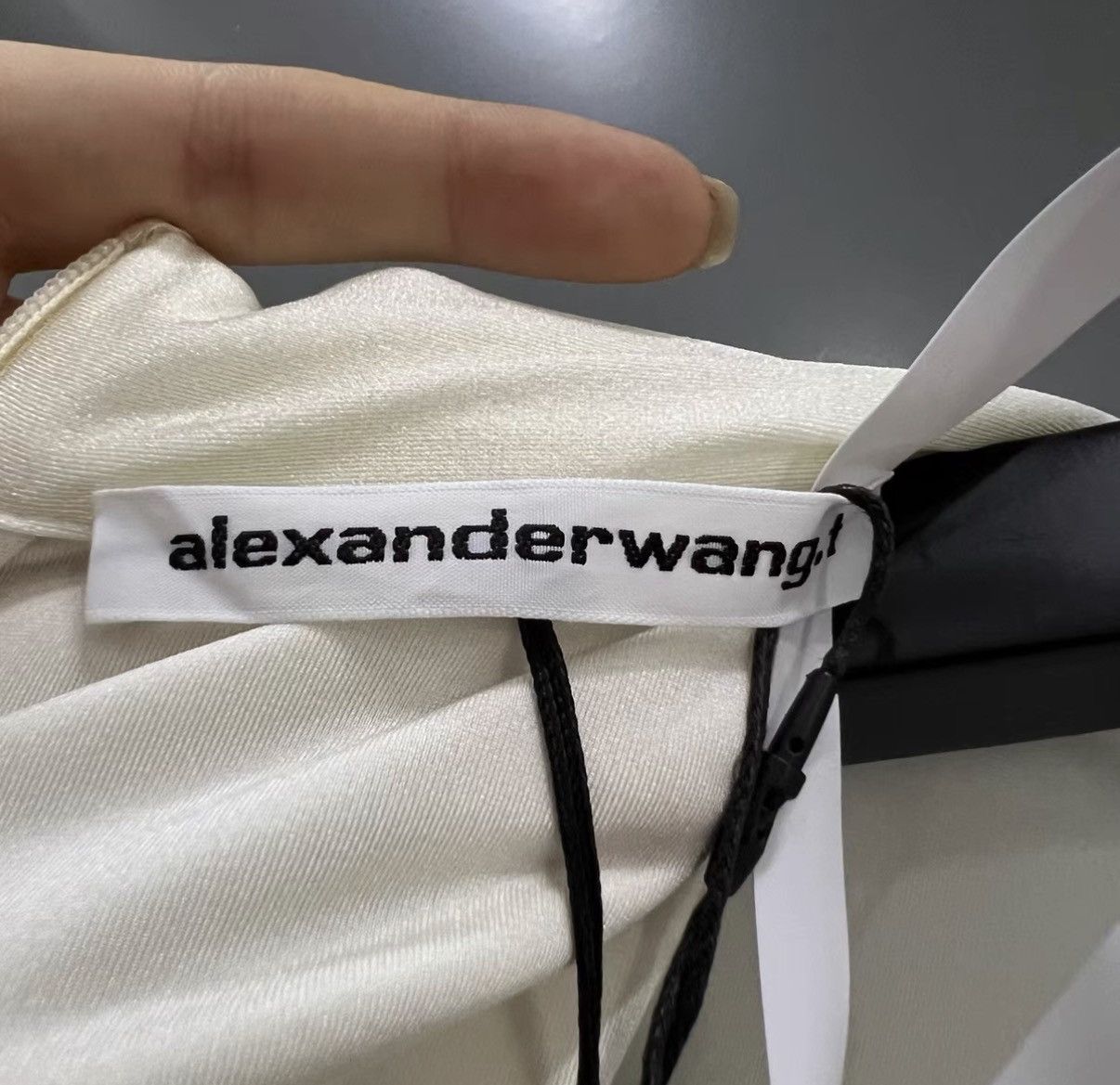 Alexander Wang Alexander Wang off-white ruched dress J41 Size XS / US 0-2 / IT 36-38 - 3 Thumbnail