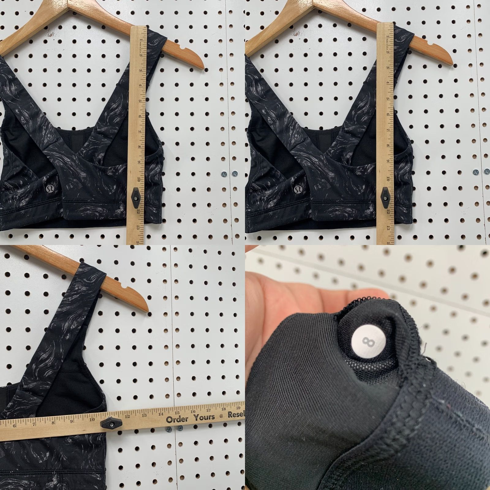 Lululemon Lululemon Yoga Tank Top Womens Size 8 Black Swirls Active Running Work Out Size M / US 6-8 / IT 42-44 - 9 Thumbnail