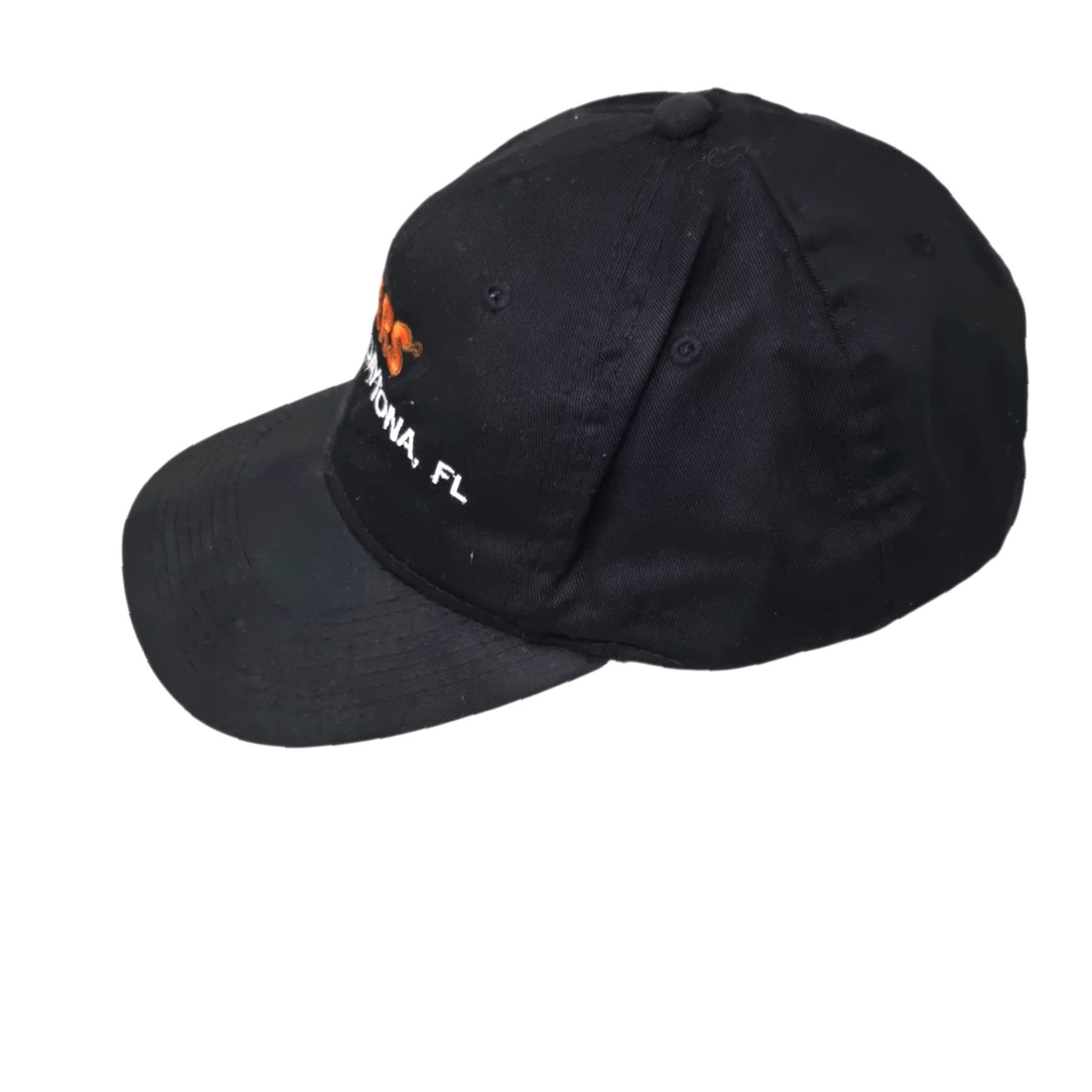 Vintage VINTAGE Hooters Hat Snapback Black Daytona Florida Made In USA Embroidered Cap Adjustable 1980s Mens Size ONE SIZE - 4 Thumbnail