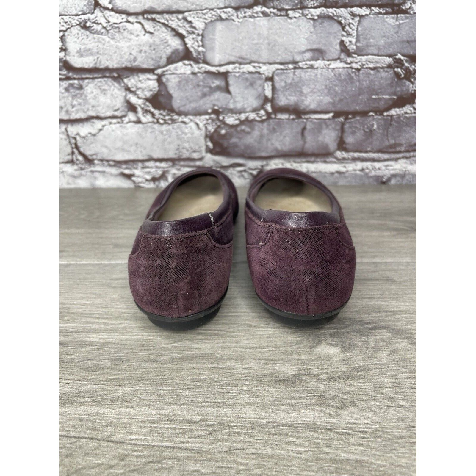 Clarks Clarks Collection Soft Cushion Purple Shimmer Ballet Flats W Size US 7.5 / IT 37.5 - 5 Thumbnail