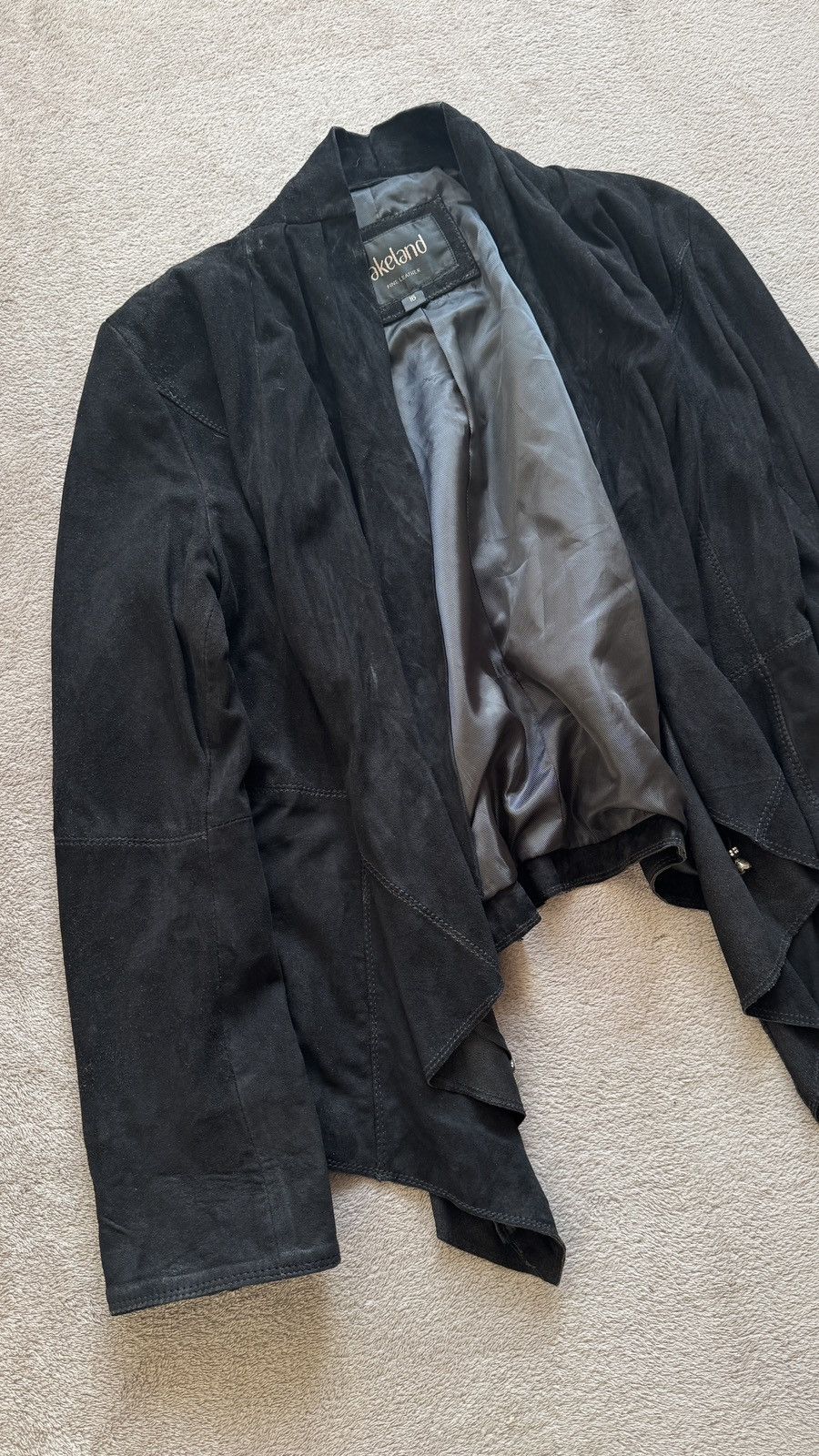Japanese Brand Y2K Leather Capes Coat Jacket ifsixwasnine Yohji LGB styled Size L / US 10 / IT 46 - 2 Thumbnail
