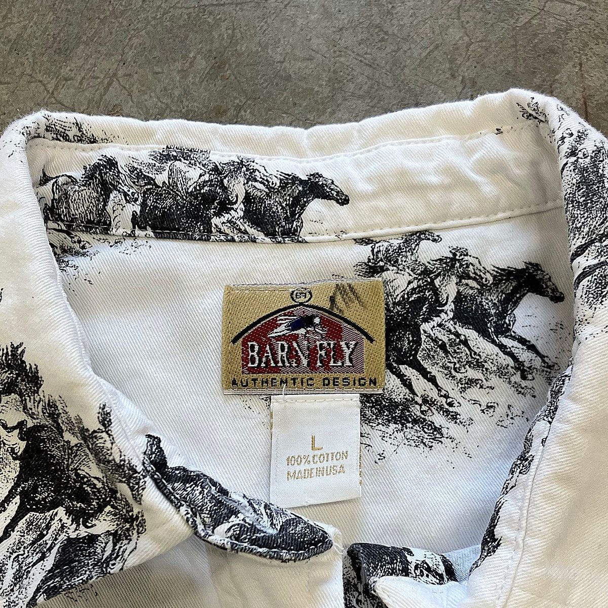 Vintage Vintage Western Shirt Size US L / EU 52-54 / 3 - 4 Thumbnail