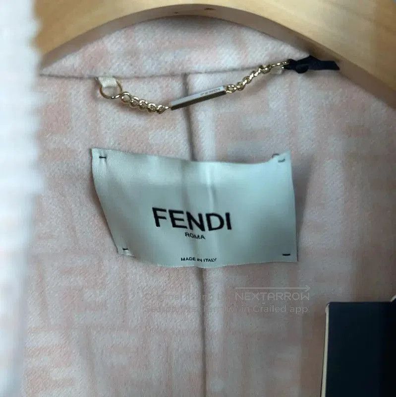 Fendi Fendi Pink Wool Jacket for Women . Size M / US 6-8 / IT 42-44 - 3 Thumbnail