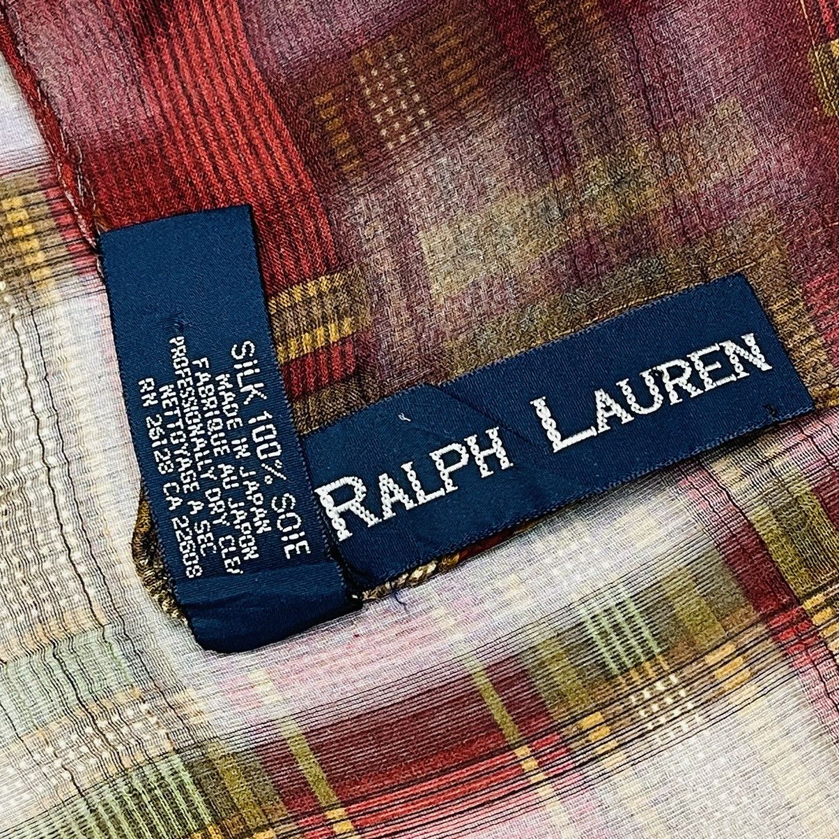 Ralph Lauren × Vintage RALPH LAUREN BANDANA HANDKERCHIEF NECKERCHIEF SCARF Size ONE SIZE - 7 Thumbnail