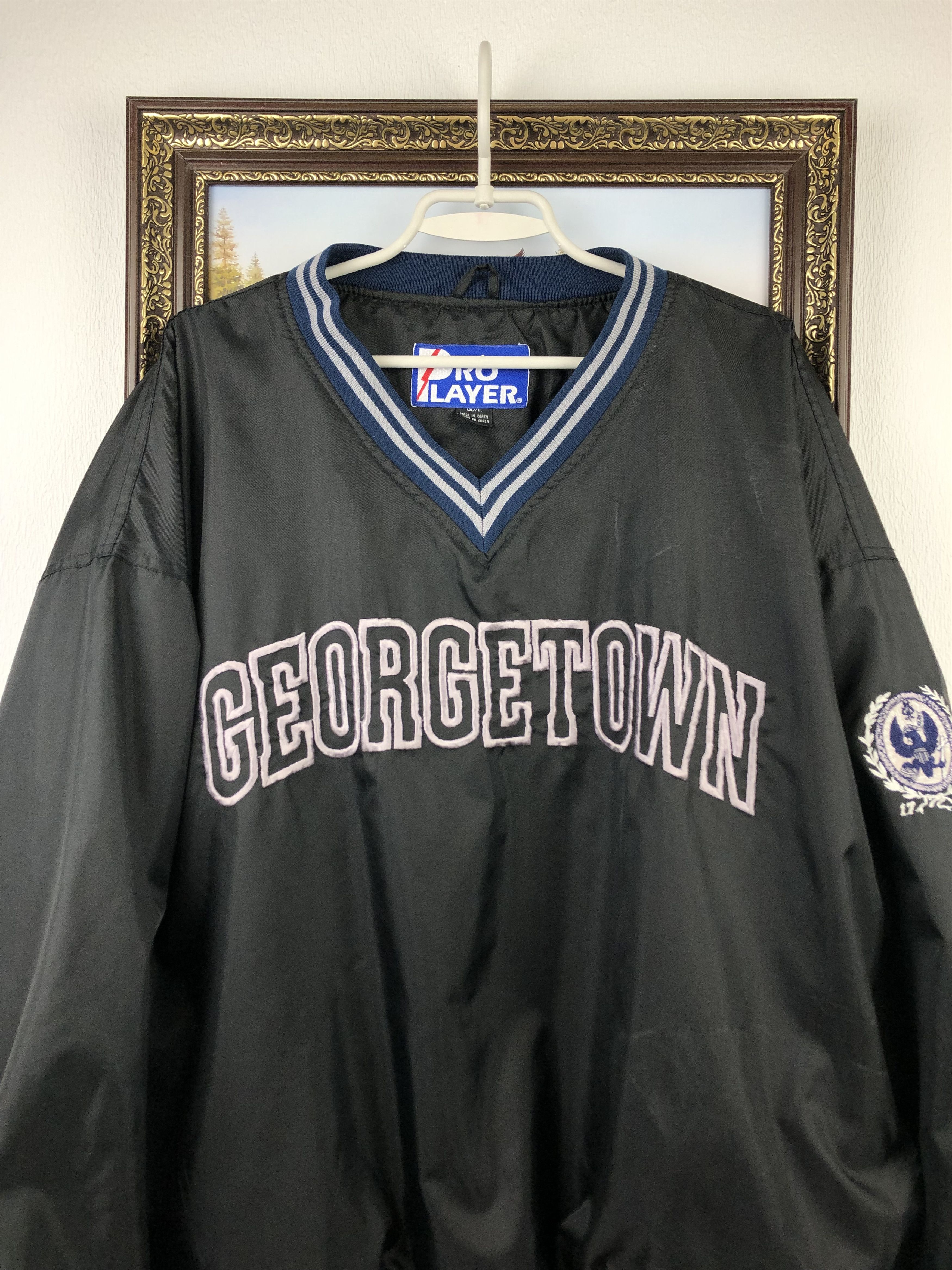 Vintage Vintage 90's Pro Player Georgetown Hoyas Jacket Bomber Rare Size US L / EU 52-54 / 3 - 2 Thumbnail