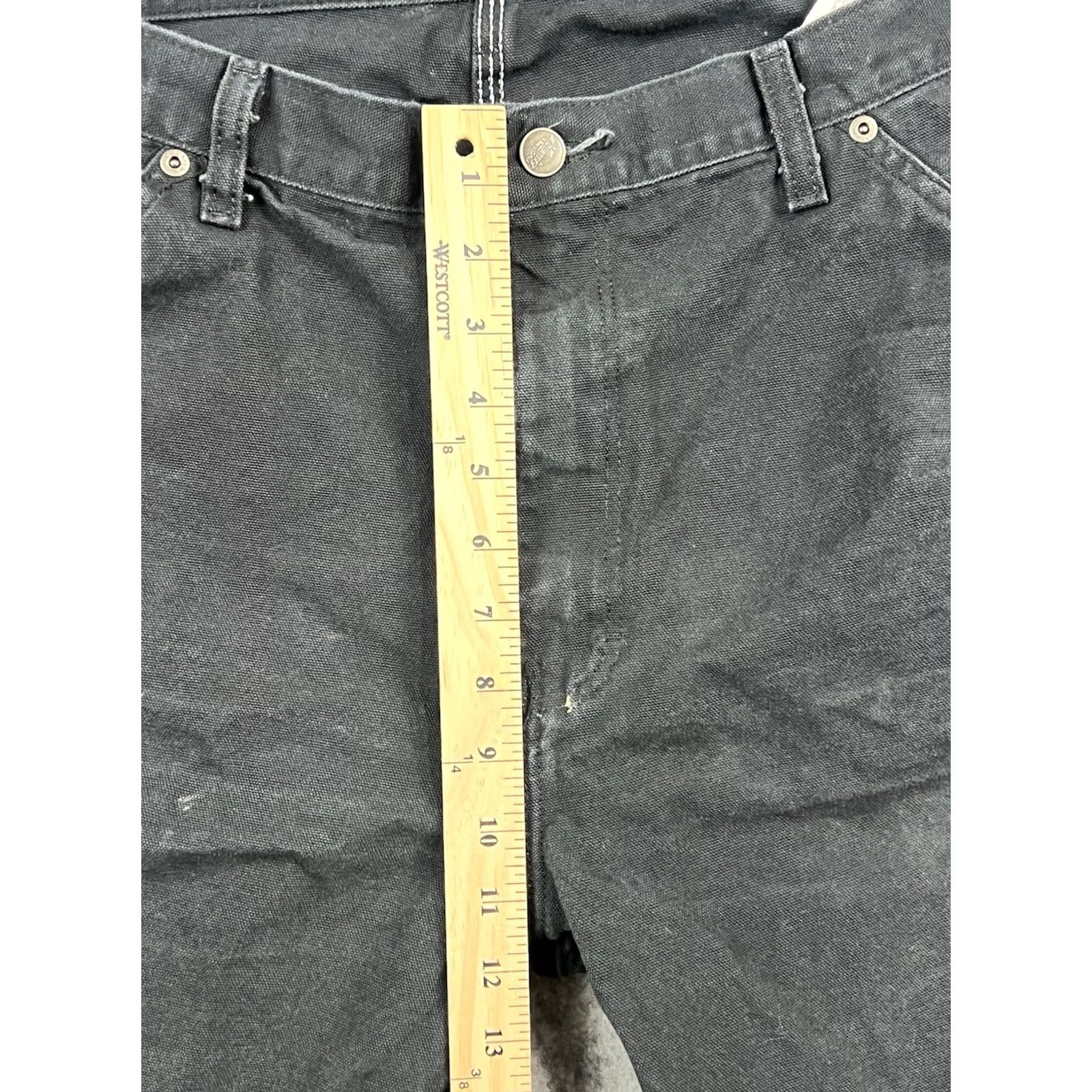 Dickies Dickies Men's Black Carpenter Straight Leg Workwear Pants 38x32 Size US 38 / EU 54 - 6 Thumbnail