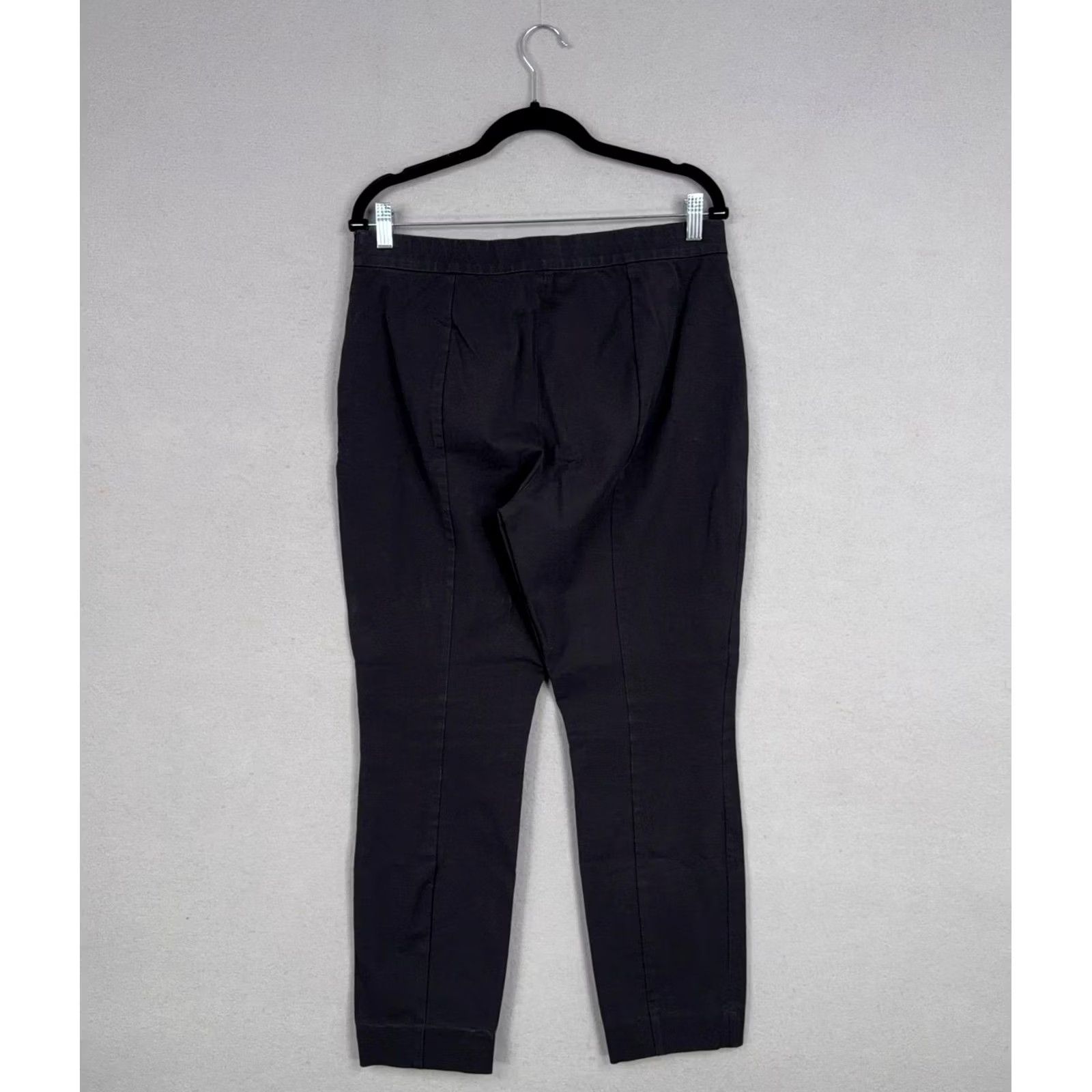 Everlane Everlane Womens 14 Black Ankle Tapered Dress Pants 27in Zip Casual Work Office Size 36" / US 14 / IT 50 - 7 Thumbnail