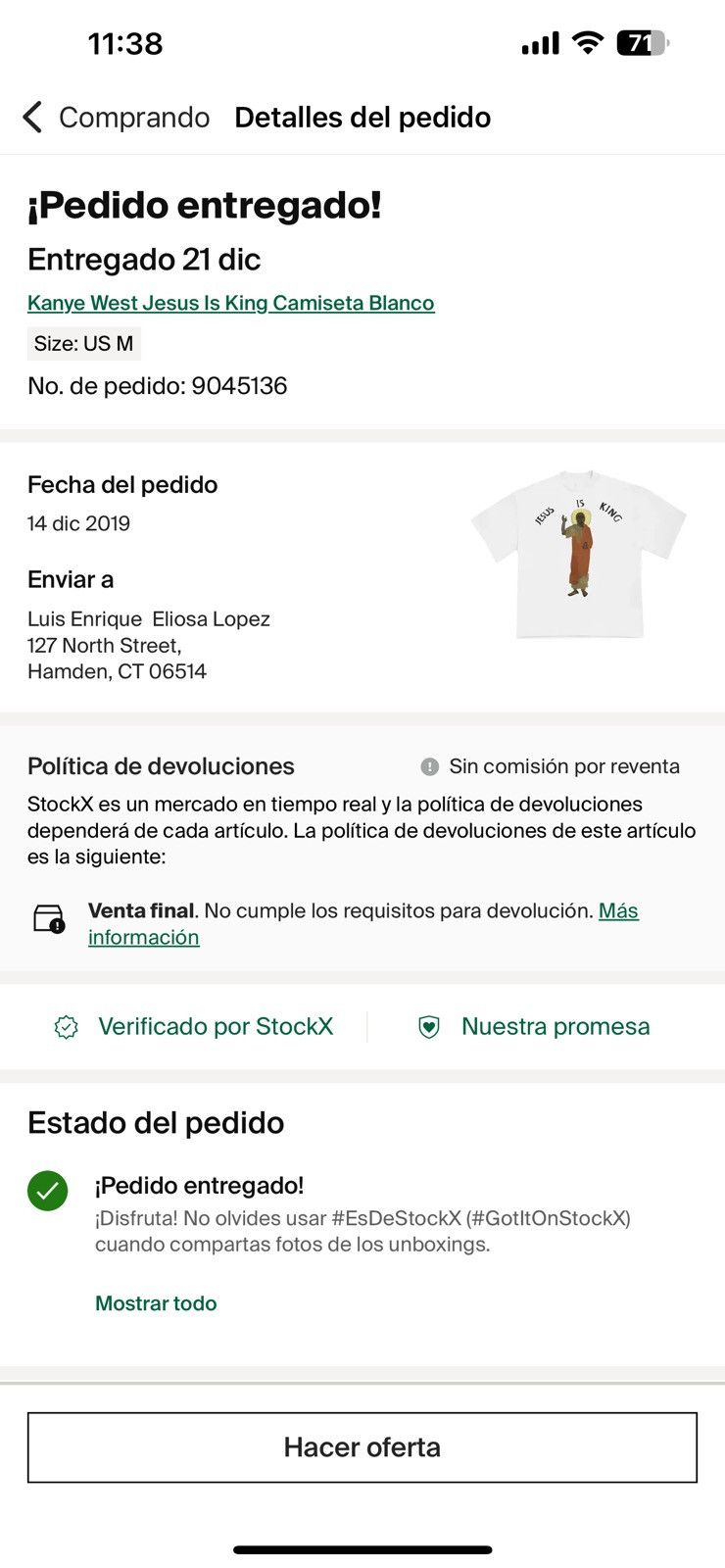 Kanye West Kanye West - Jesús is King - white Size US M / EU 48-50 / 2 - 10 Thumbnail