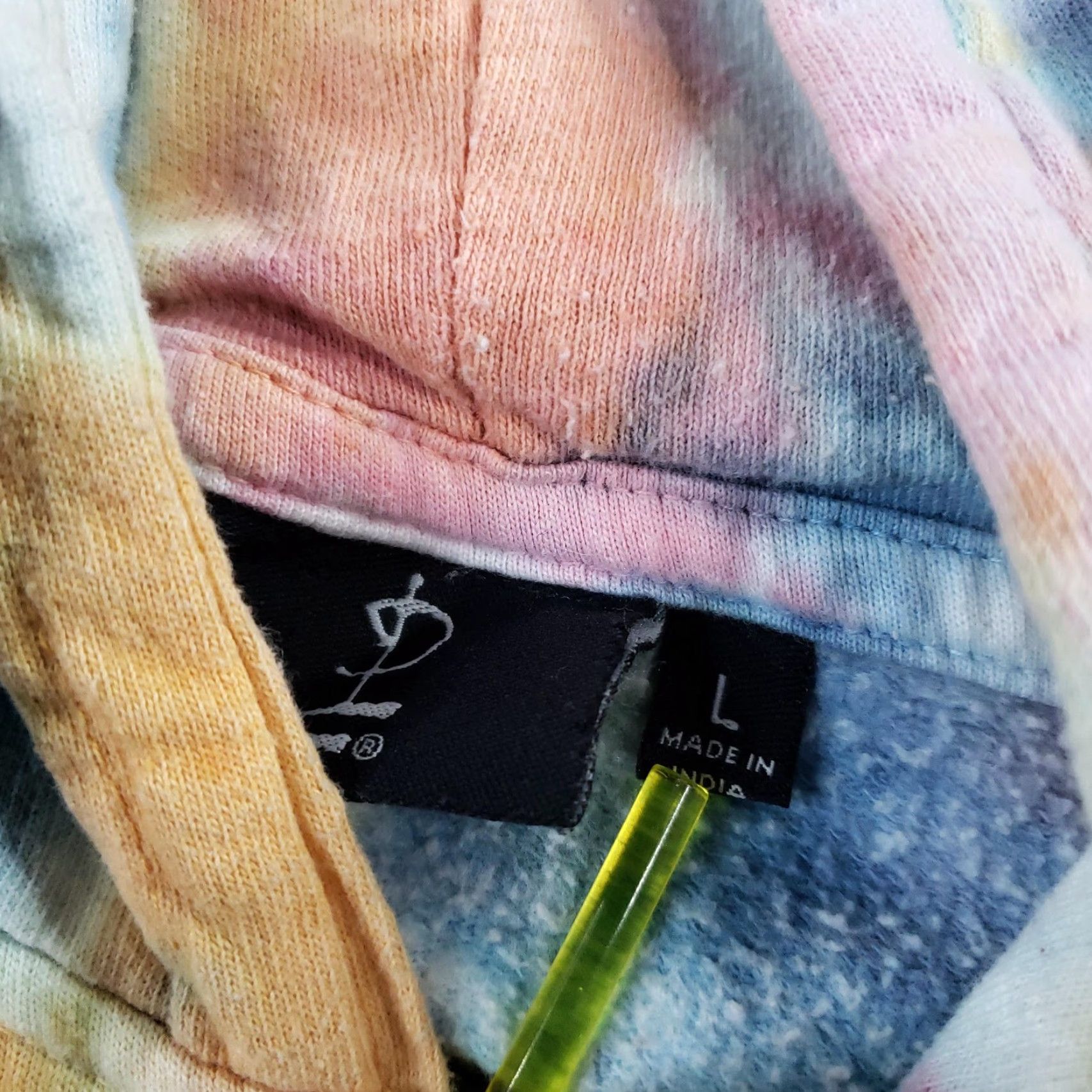 Vintage Pink Floyd Hoodie Mens Large Blue Tie Dye Wish You Were Here Graphic Sweatshirt Size US L / EU 52-54 / 3 - 7 Thumbnail