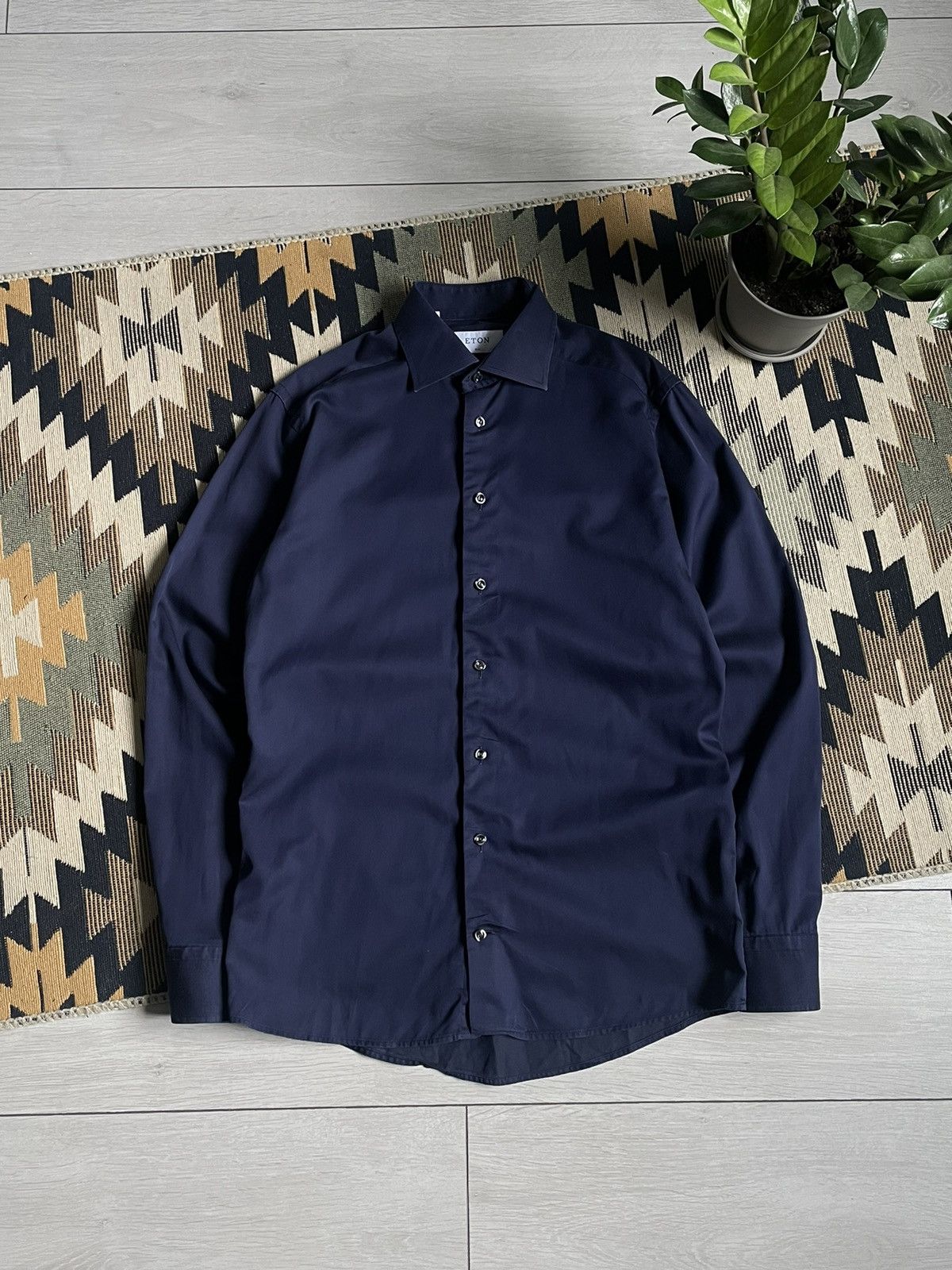 Eton Eton Slim Button Up Shirt Size US M / EU 48-50 / 2 - 1 Thumbnail