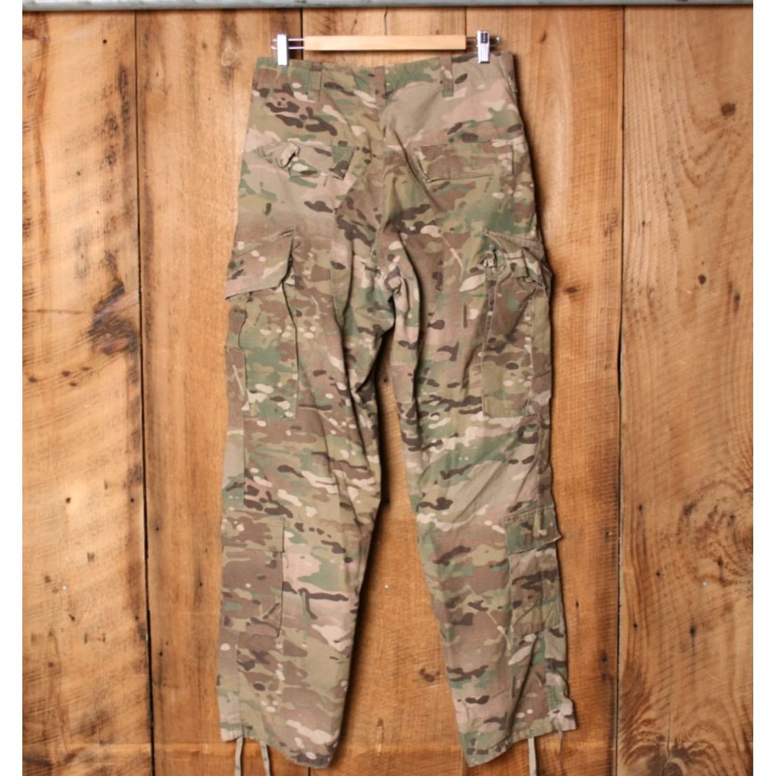 Vintage US Army OCP Multicam Insect Shield FR Cargo Military Trousers Sz. Small Reg. Regular Mens Pants Cargo Size US 29 - 4 Thumbnail