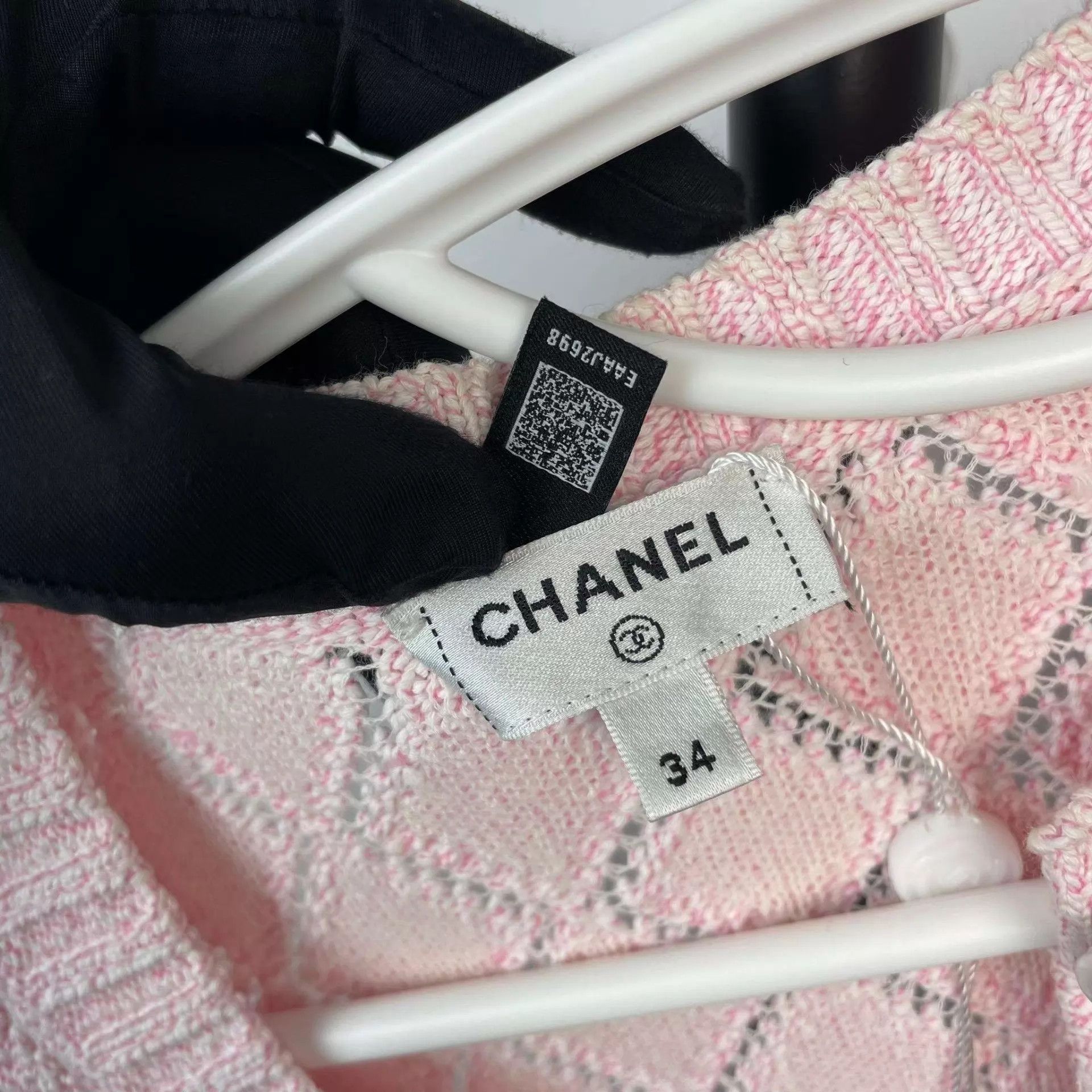Chanel Chanel light pink knit jacket 34 97 New Size XS / US 0-2 / IT 36-38 - 4 Thumbnail