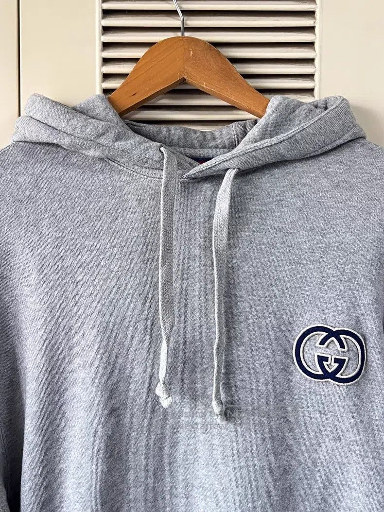 Gucci Gucci Grey hooded sweatshirt Size US XS / EU 42 / 0 - 3 Thumbnail