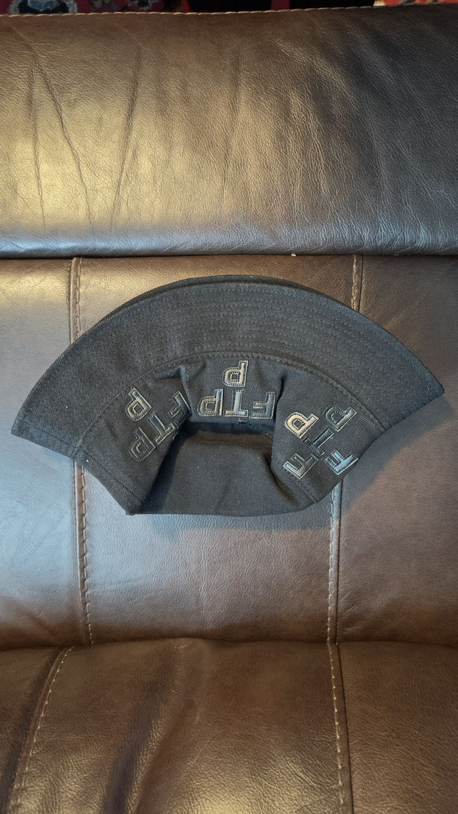 Fuck The Population FTP Cross Logo Denim Bucket Hat Size ONE SIZE - 1 Thumbnail