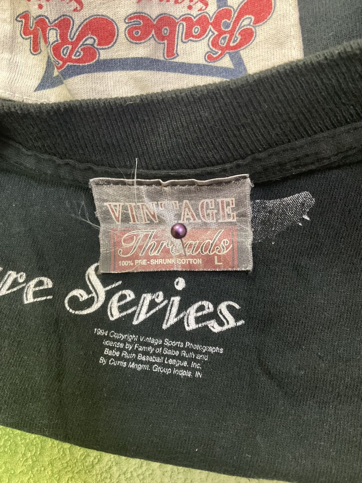 MLB Vintage 1994 Babe Ruth Baseball Signature Series T-Shirt Size US L / EU 52-54 / 3 - 6 Thumbnail