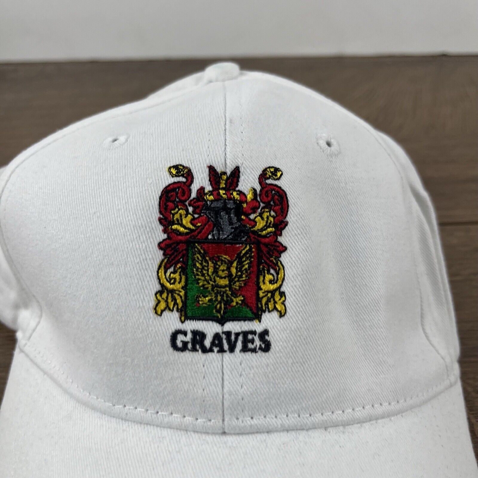 Other Graves Hat White Cap Hat Graves Adjustable Hat White Adult H Size ONE SIZE - 6 Thumbnail
