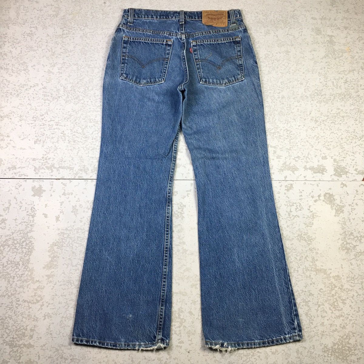 Levi's × Levi's Vintage Clothing × Vintage Flare💥Vintage 90s Levis 519 Low Rise Jeans Size US 30 / EU 46 - 1 Thumbnail