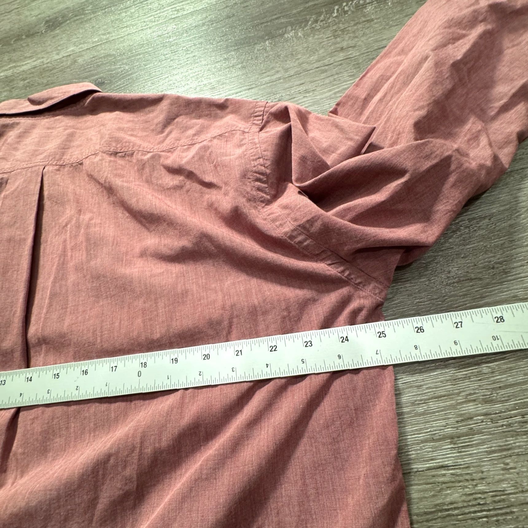 Jigsaw Jigsaw Shirt Mens L Pink Long Sleeve Button-Up England Double Pocket Size US L / EU 52-54 / 3 - 6 Thumbnail
