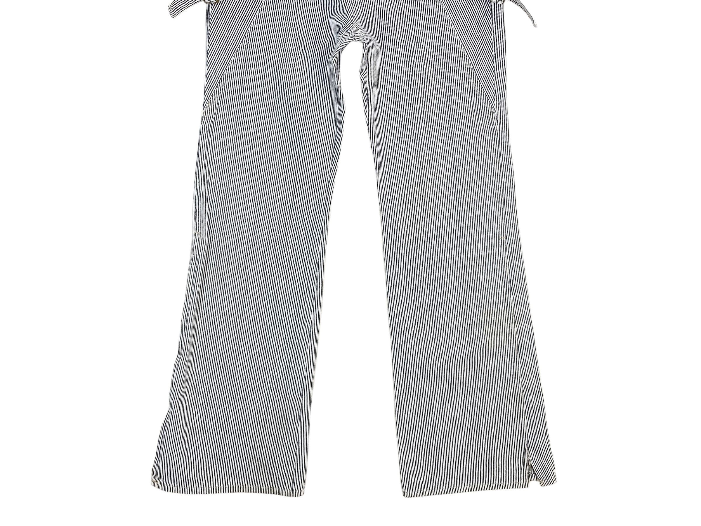 Japanese Brand × Uniqlo Image Jeans Stripes Hickory Jeans Size US 31 - 4 Thumbnail