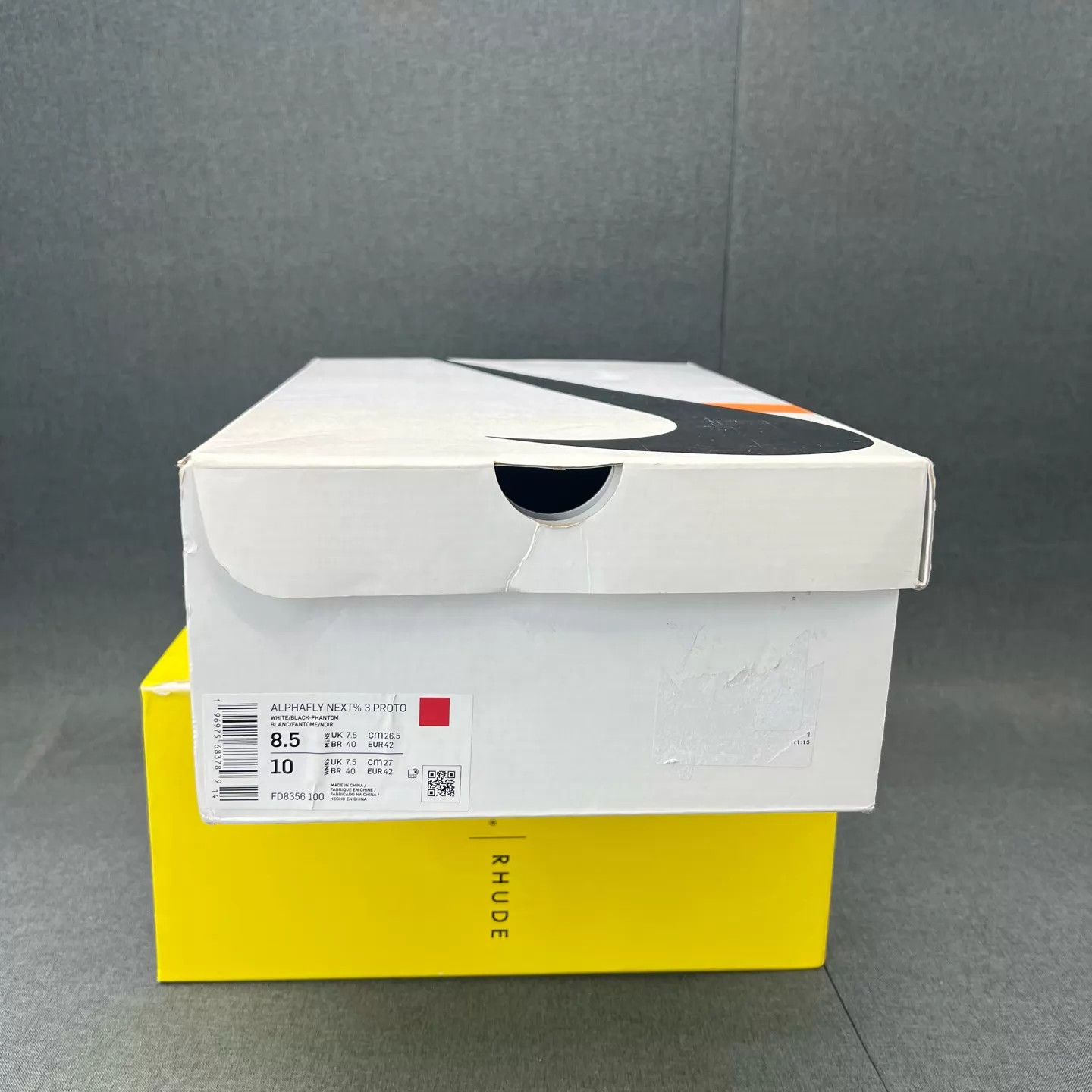 Nike alphafly3 white orange 42 new Size US 9 / EU 42 - 9 Thumbnail