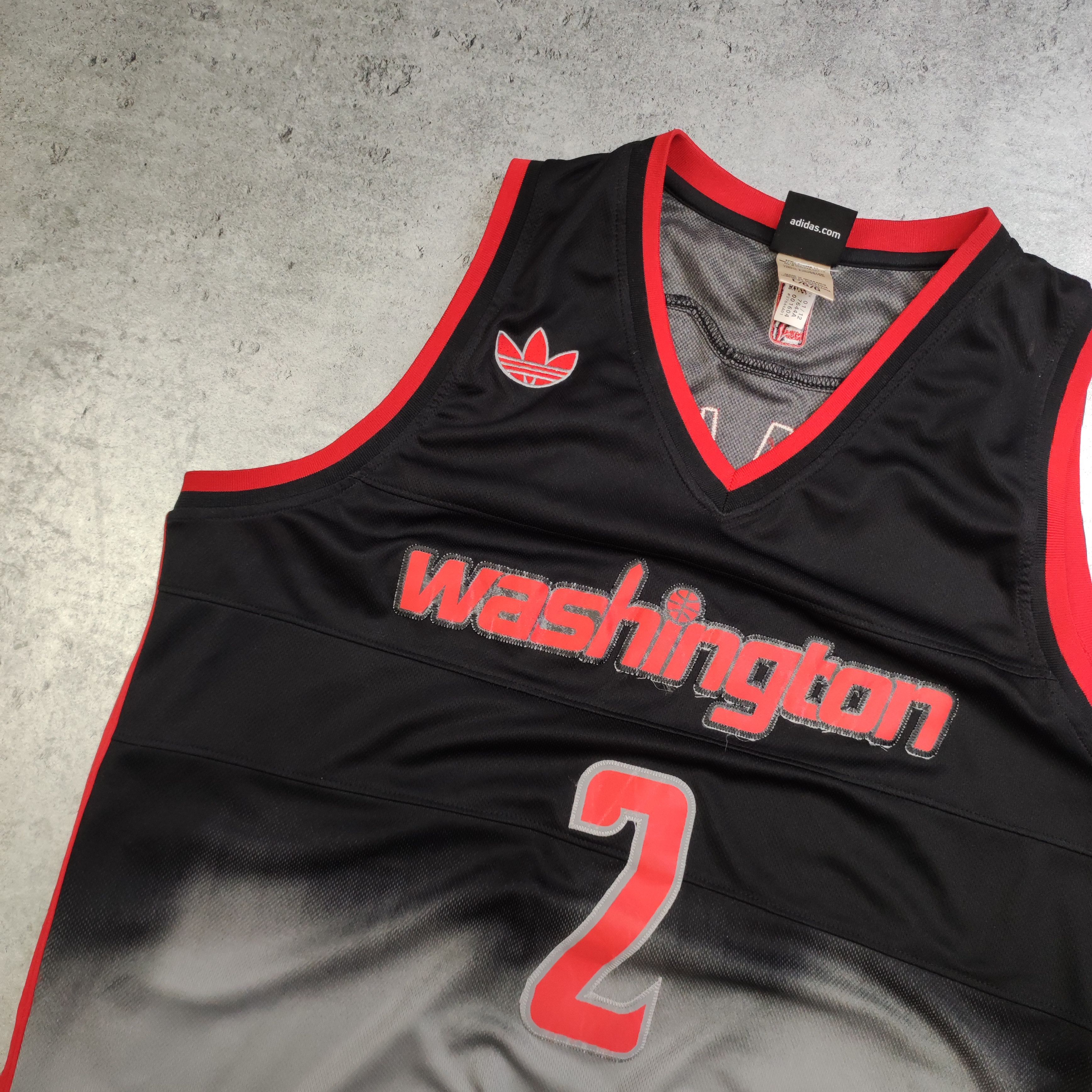 Adidas × NBA RARE Washington Wizards LIMITED #2 Wall 2012 Jersey Size US L / EU 52-54 / 3 - 4 Thumbnail