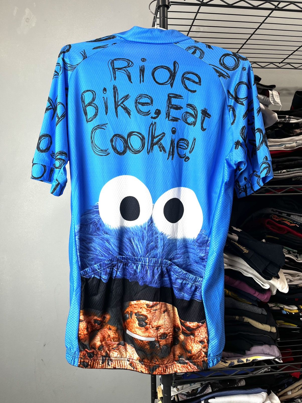 Bicycle Bicycle Jersey Ride Bike Eat Cookie T Shirt Cycling Riding Size US L / EU 52-54 / 3 - 1 Thumbnail
