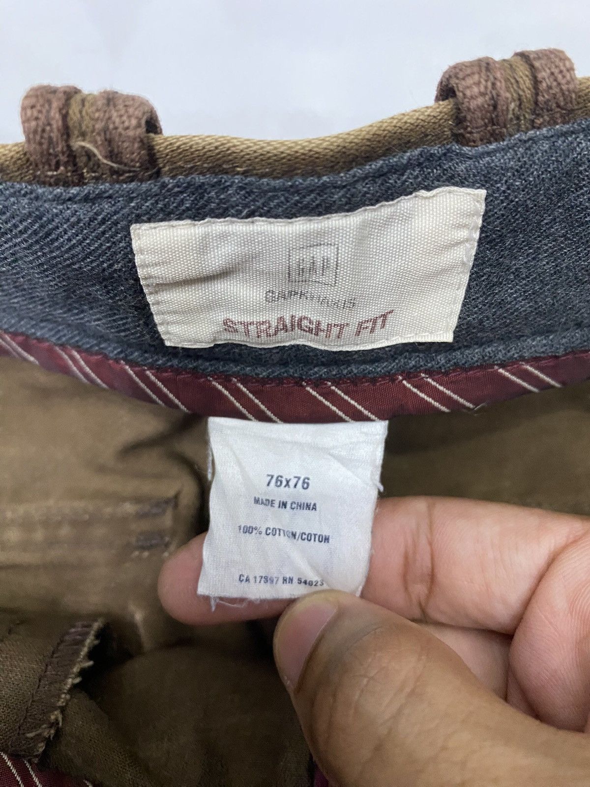 Gap 🔥GAP BROWN KHAKI FADED BROWN KANYE STYLE TROUSERS PANTS Size US 32 / EU 48 - 8 Thumbnail