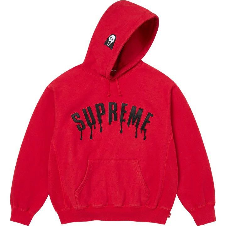 Supreme Supreme x Ghostface® Arc Hooded Sweatshirt - Medium Red Size US M / EU 48-50 / 2 - 1 Thumbnail