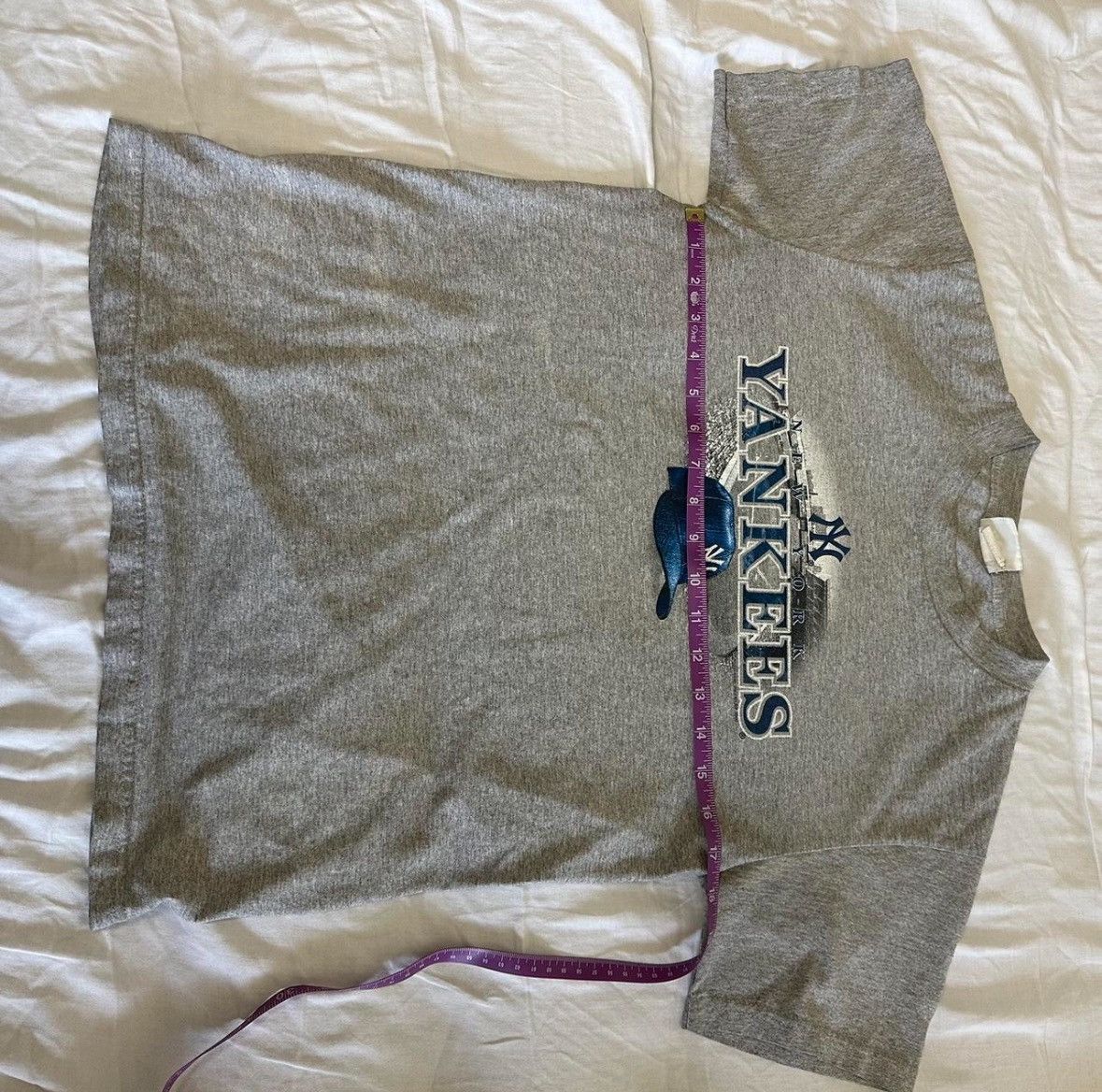 Lee Vintage LEE SPORTS NY Yankees Grey T Shirt Size US S / EU 44-46 / 1 - 3 Thumbnail