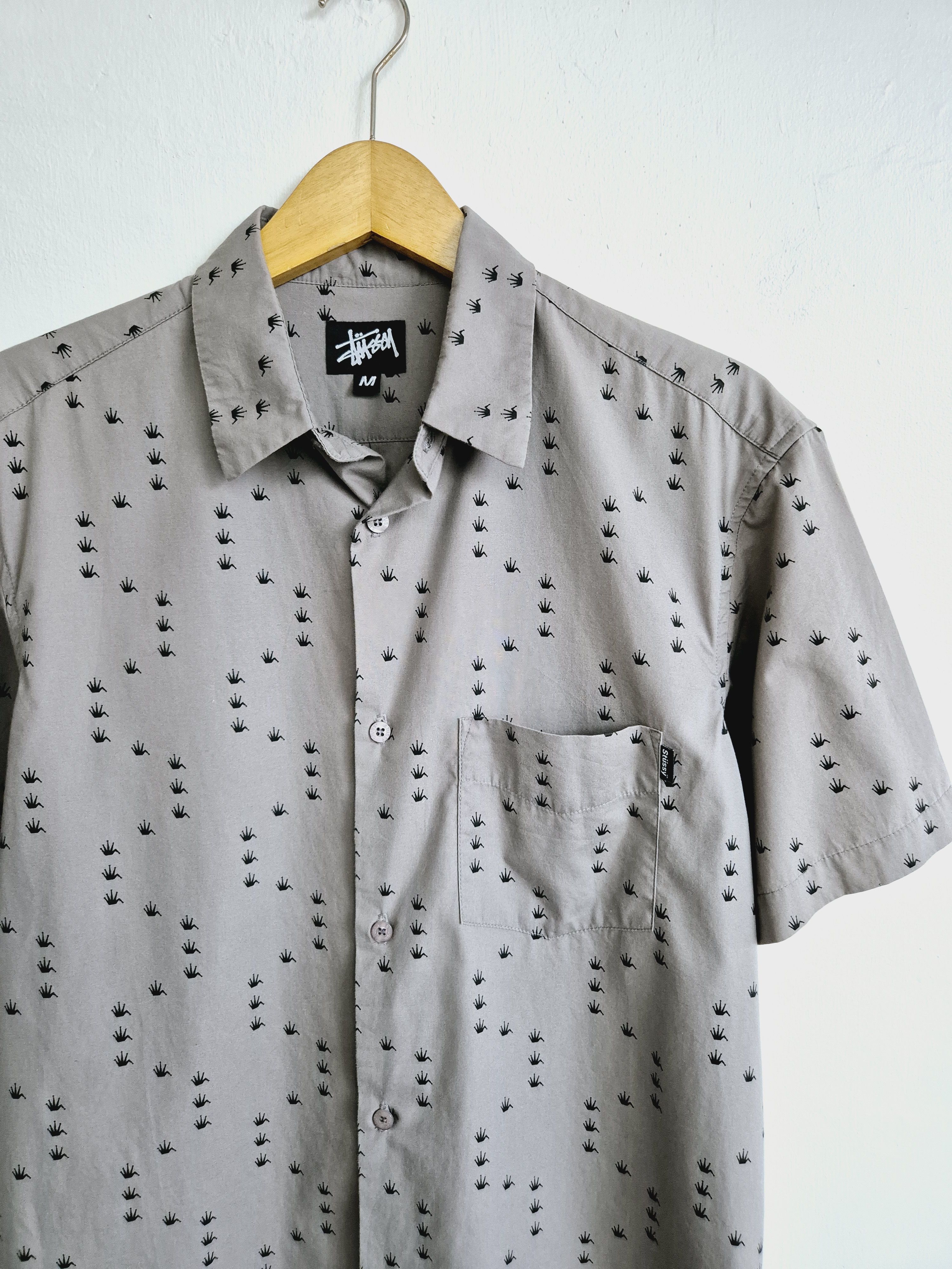 Stussy Stussy Crown Monogram Shirt Size US M / EU 48-50 / 2 - 2 Thumbnail